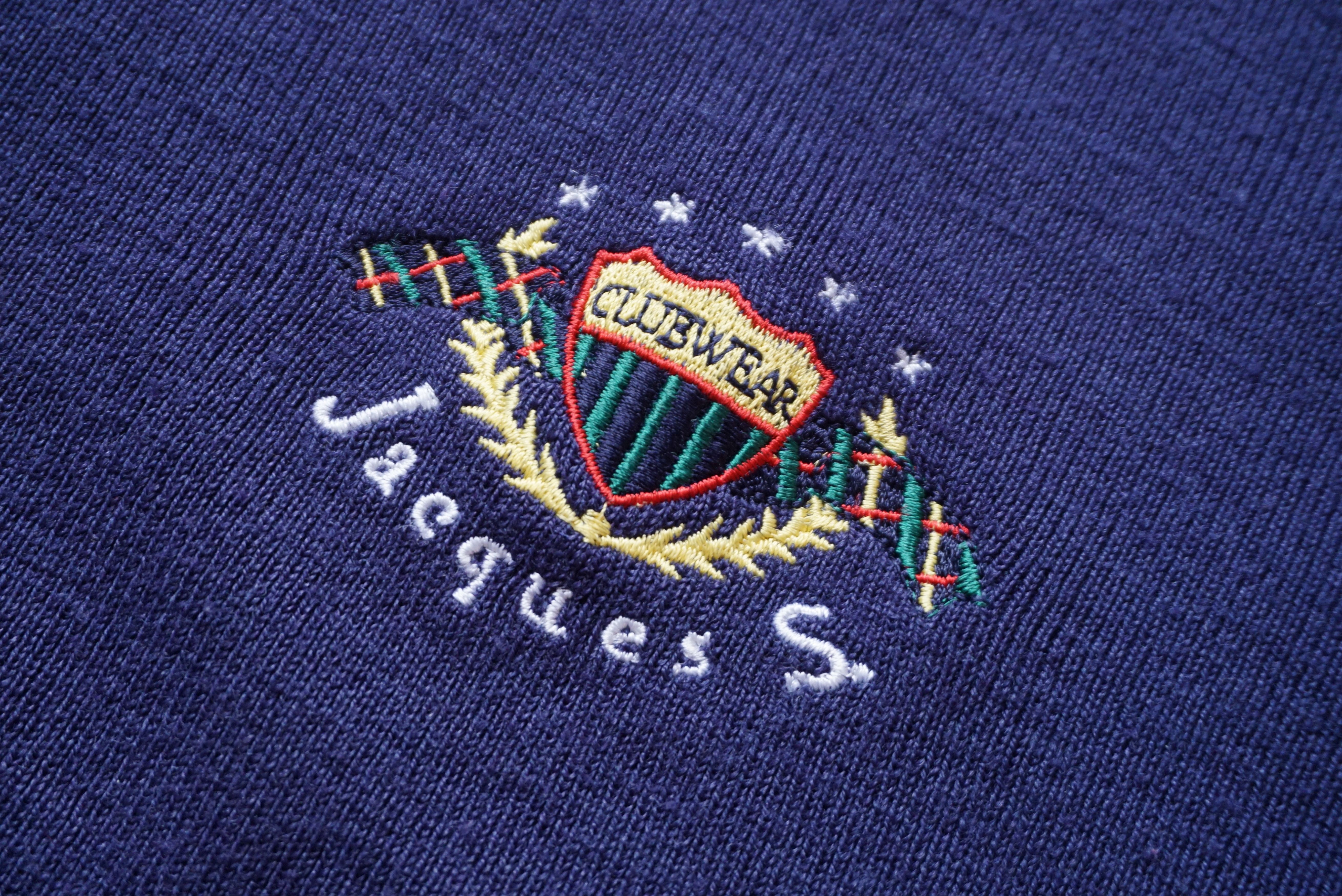 Designer True vintage Jacques S Large jumper 50% wool 80's knit y2k Size US L / EU 52-54 / 3 - 24 Thumbnail