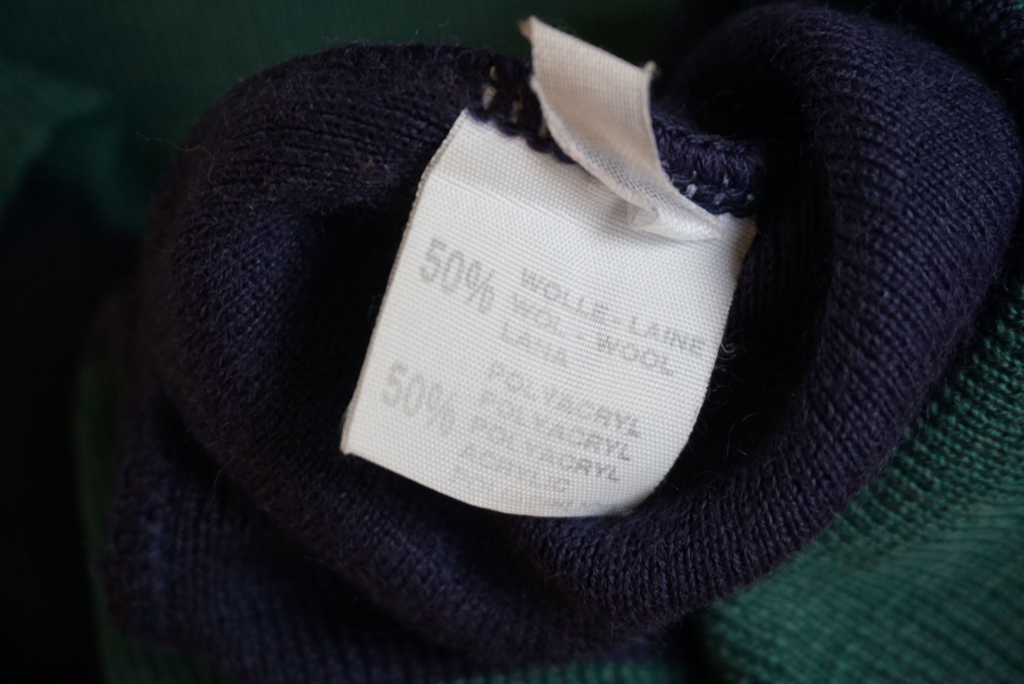 Designer True vintage Jacques S Large jumper 50% wool 80's knit y2k Size US L / EU 52-54 / 3 - 16 Thumbnail