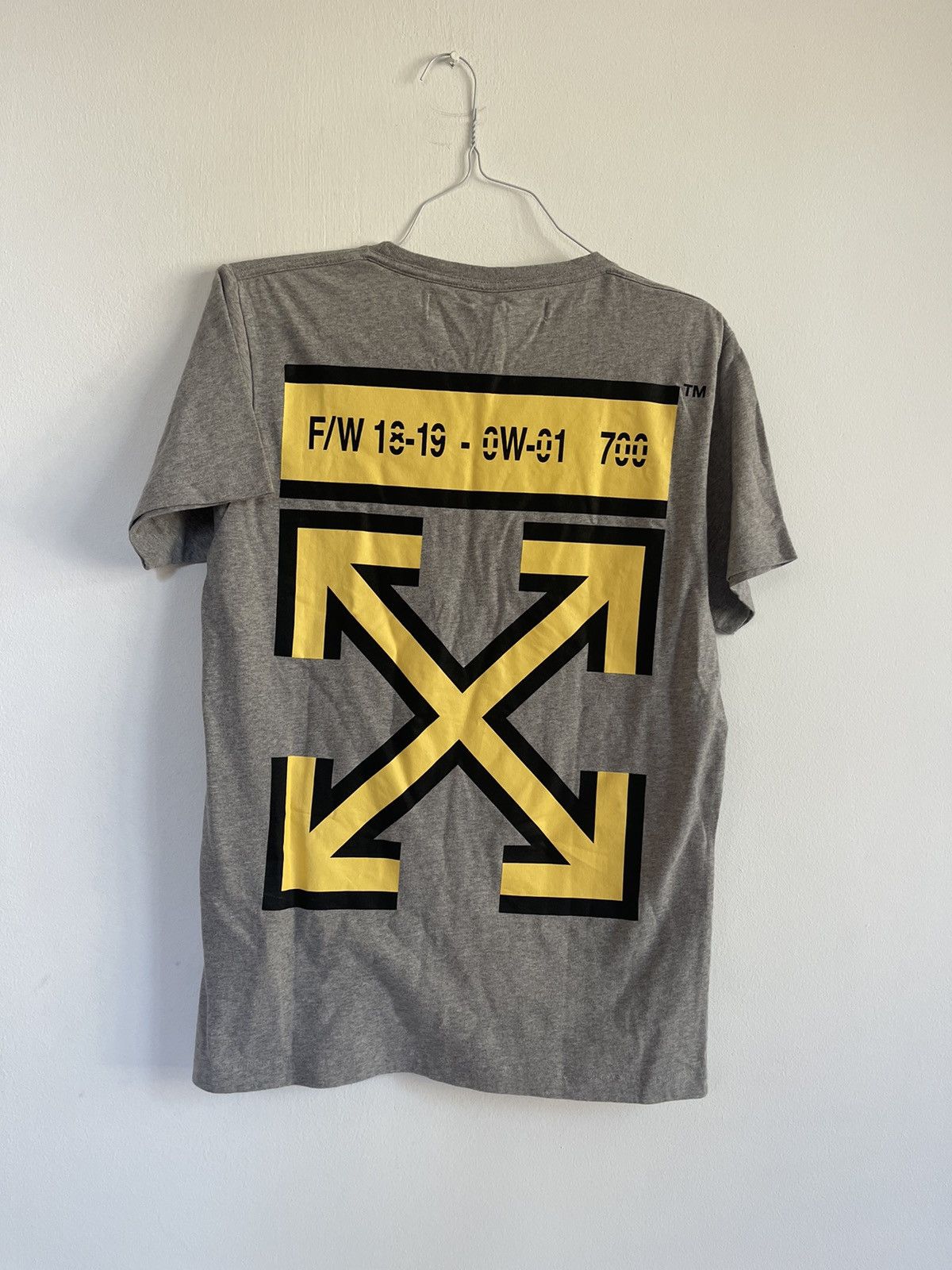 OFF-WHITE Marker Arrow Oversized T-shirt Black/Grey