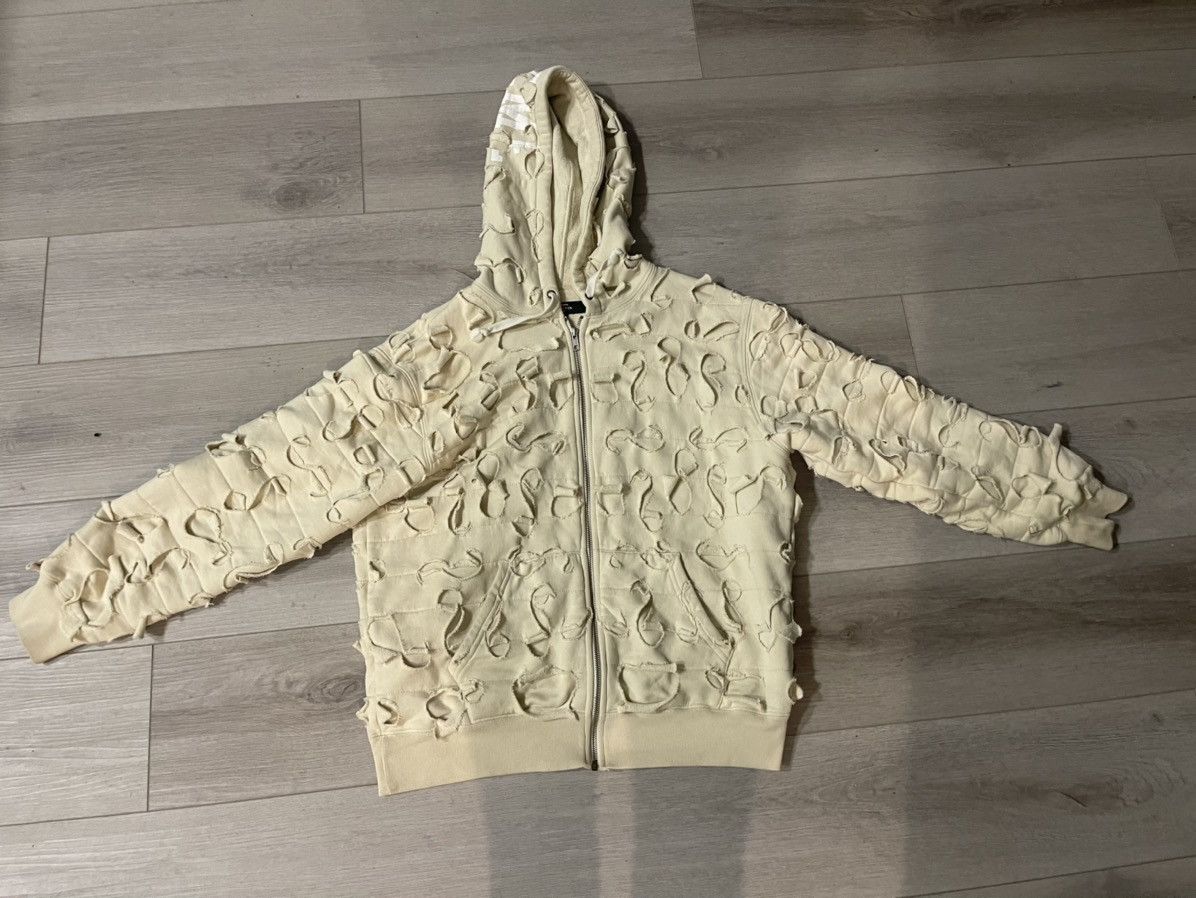 image of Supreme Griffin Zip Up Hoodie in Beige, Men's (Size Small)