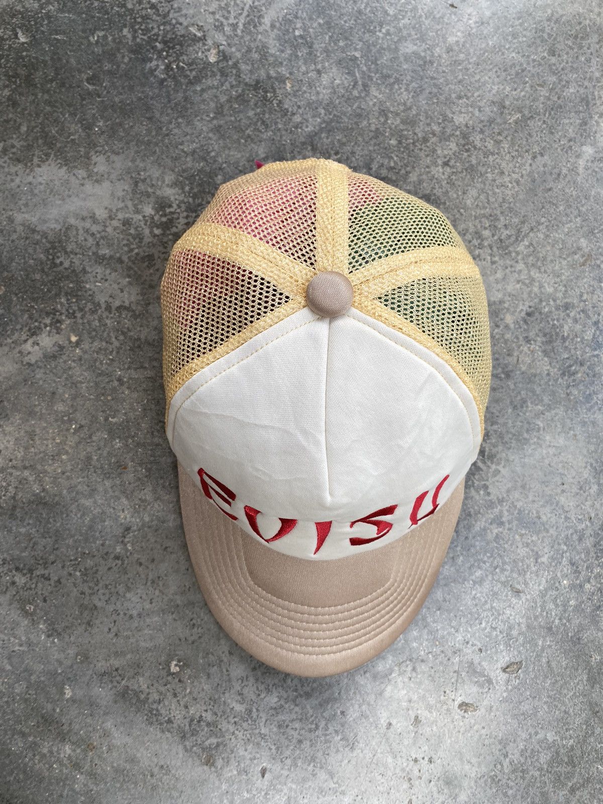 Evisu Vintage Evisu Yamane Trucker Cap Size ONE SIZE - 2 Thumbnail