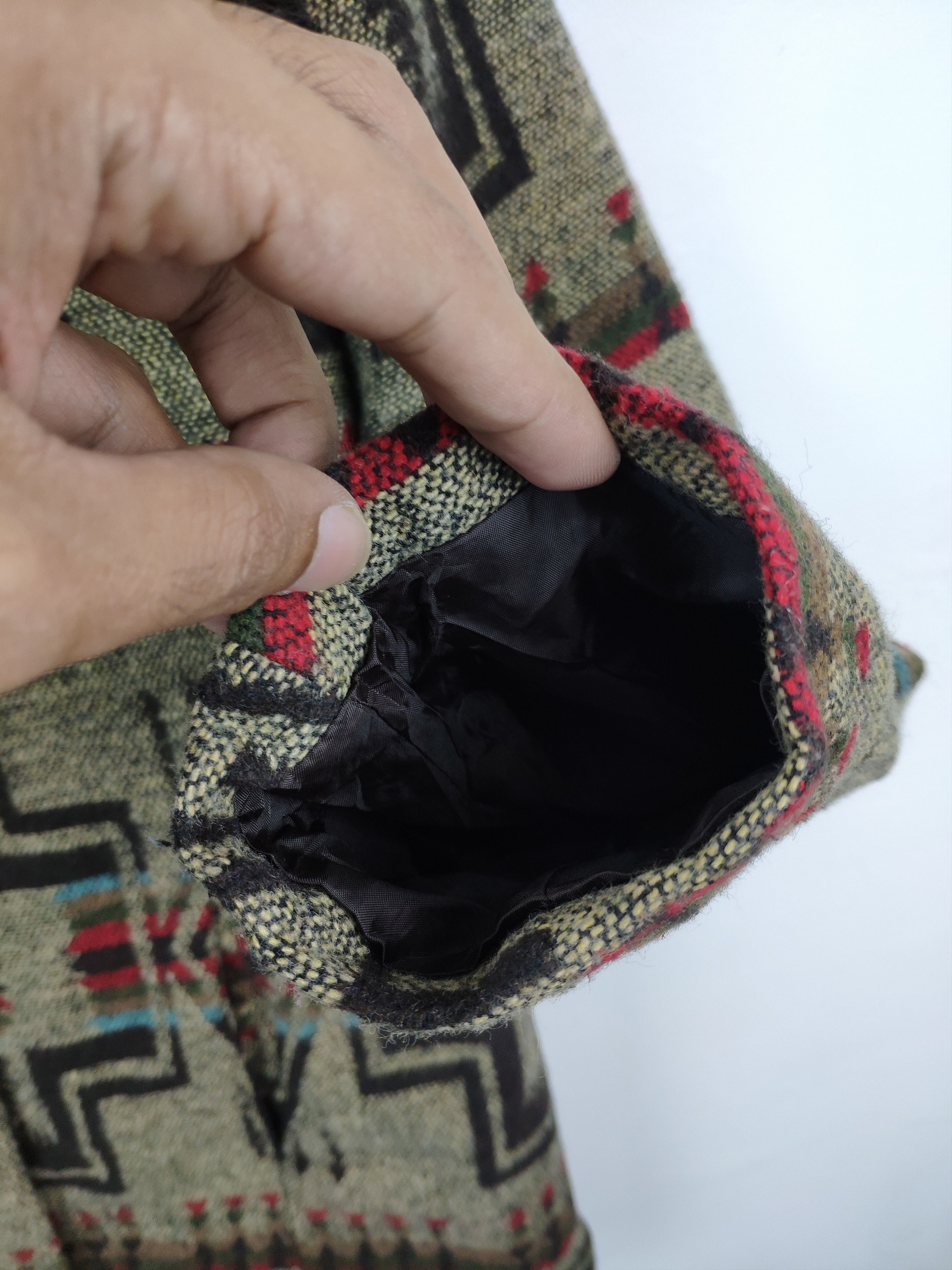 Mossimo × Vintage Vintage Mossimo Wool Hoodie Cardigan Navajo Style Size M / US 6-8 / IT 42-44 - 7 Thumbnail