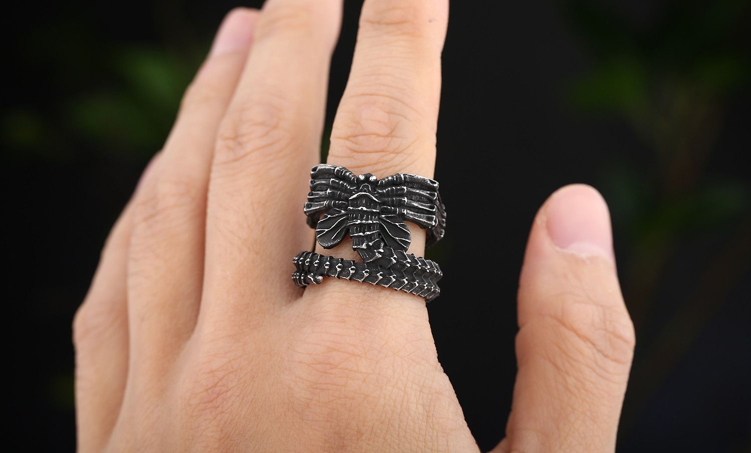 Jewelry Animal Alien Rings Size ONE SIZE - 4 Thumbnail