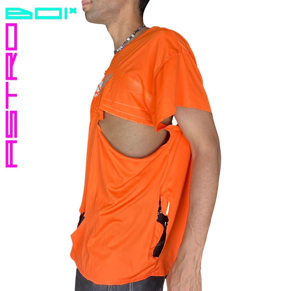 Vintage ASTROBOI* AND ONE ORANGE ATHLETIC T-SHIRT _ XXL Size US XXL / EU 58 / 5 - 6 Thumbnail