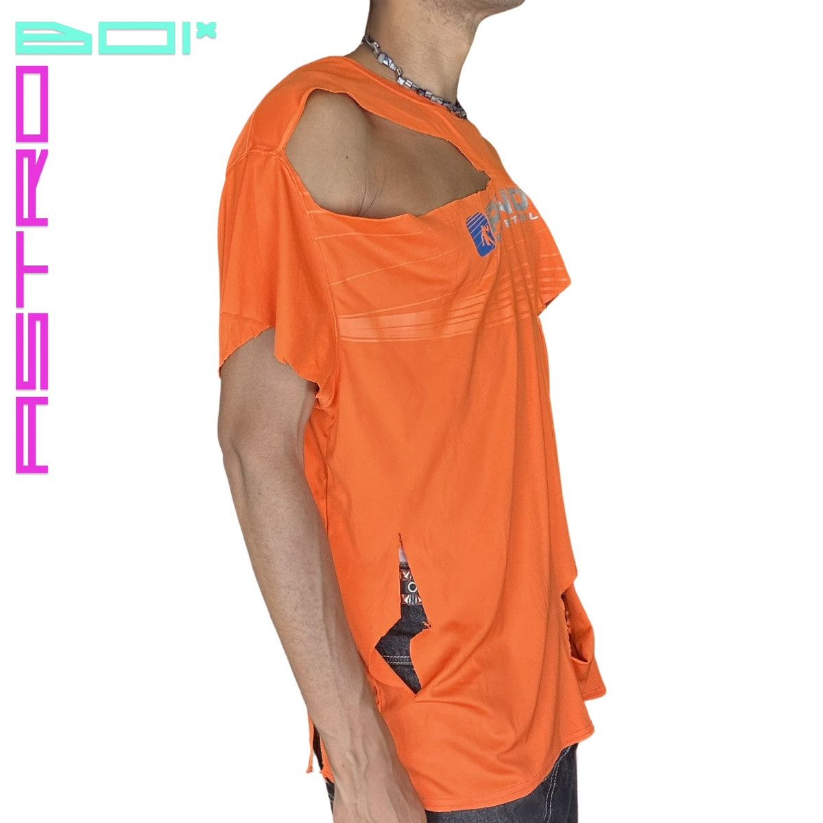 Vintage ASTROBOI* AND ONE ORANGE ATHLETIC T-SHIRT _ XXL Size US XXL / EU 58 / 5 - 4 Thumbnail
