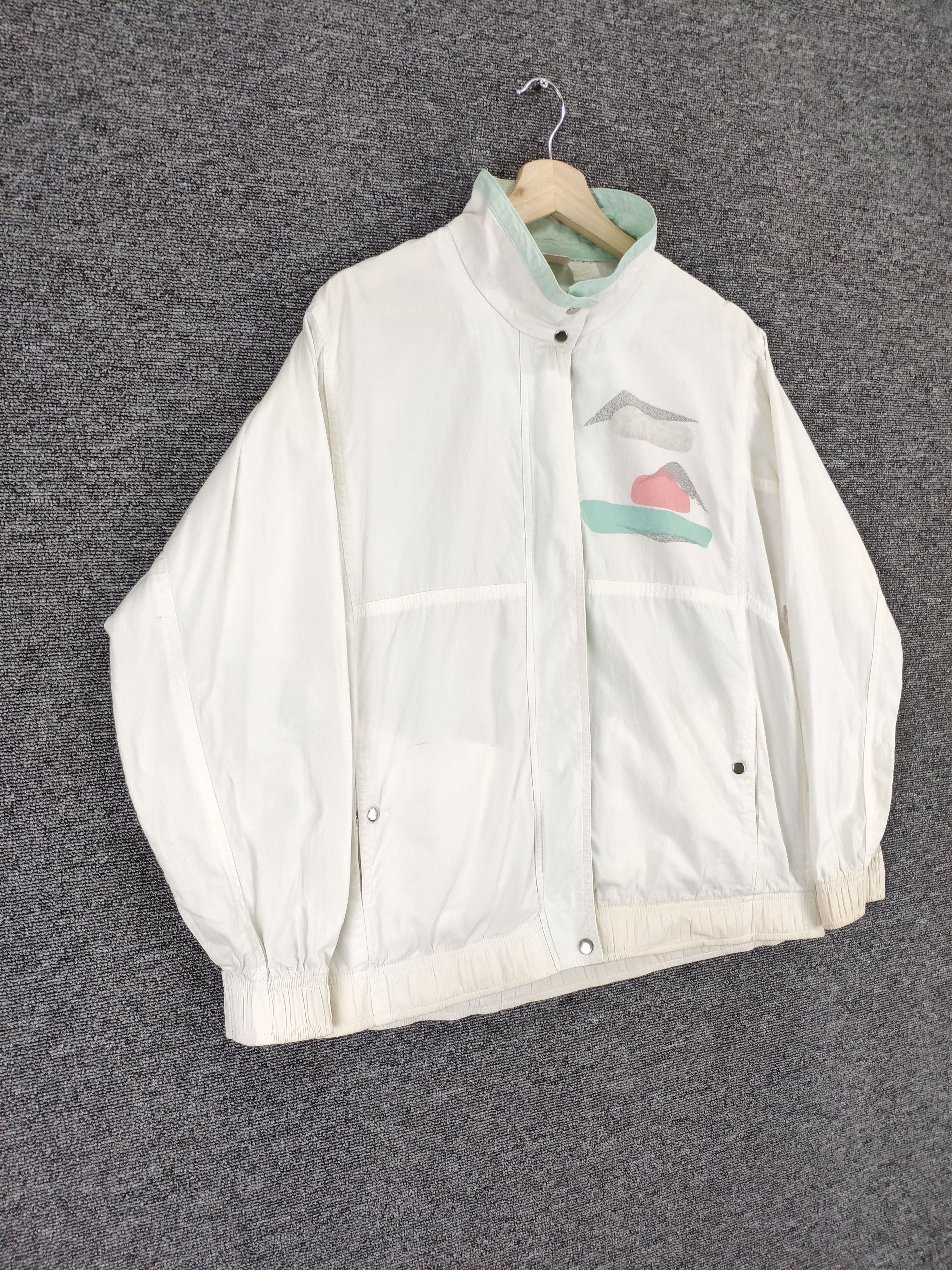 Art Comes First × Vintage Vintage Jacket Abstract Art Motif Size US M / EU 48-50 / 2 - 3 Thumbnail