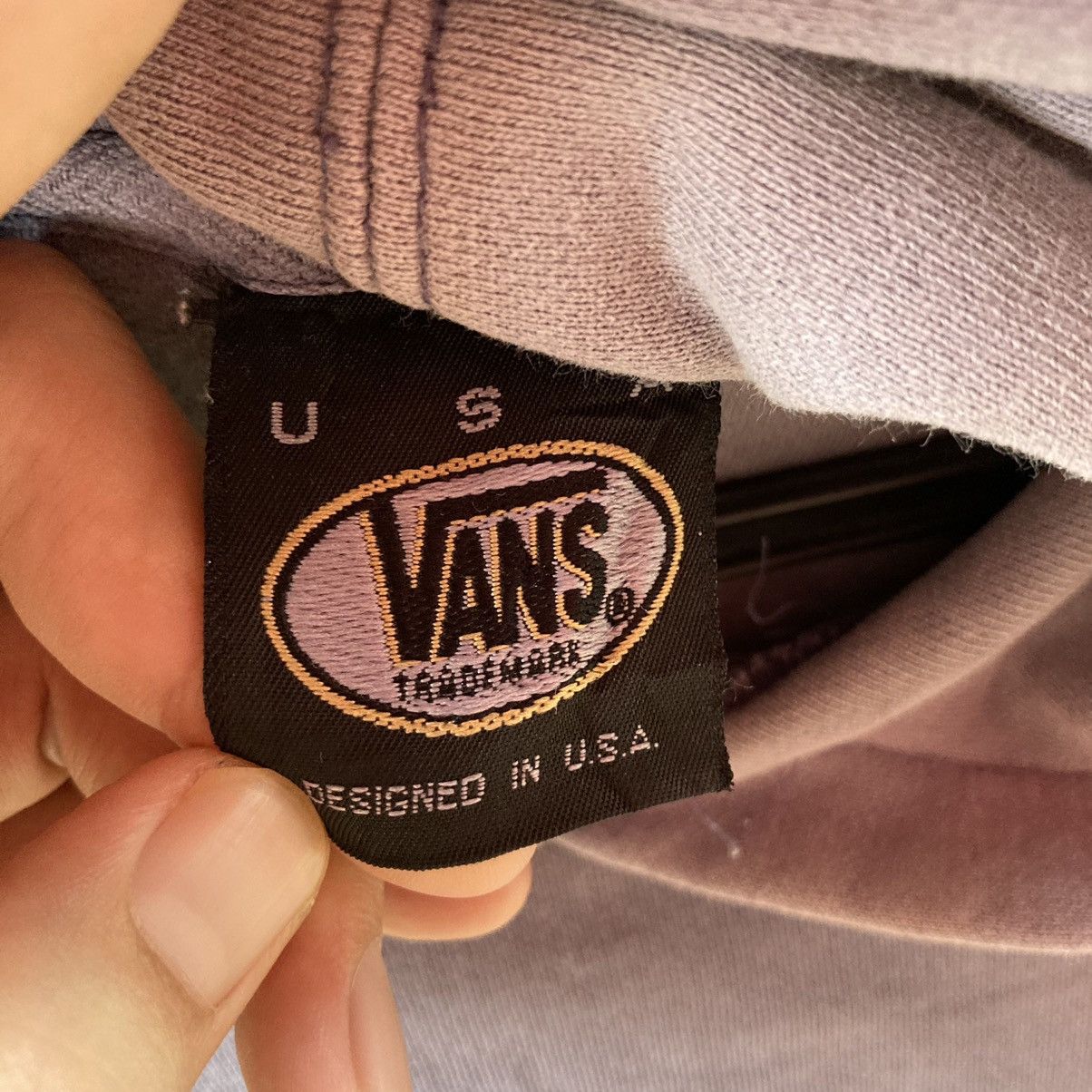 Vans × Vintage Vintage Vans Big Logo HoodieSweatshirt spell out Size US M / EU 48-50 / 2 - 4 Thumbnail