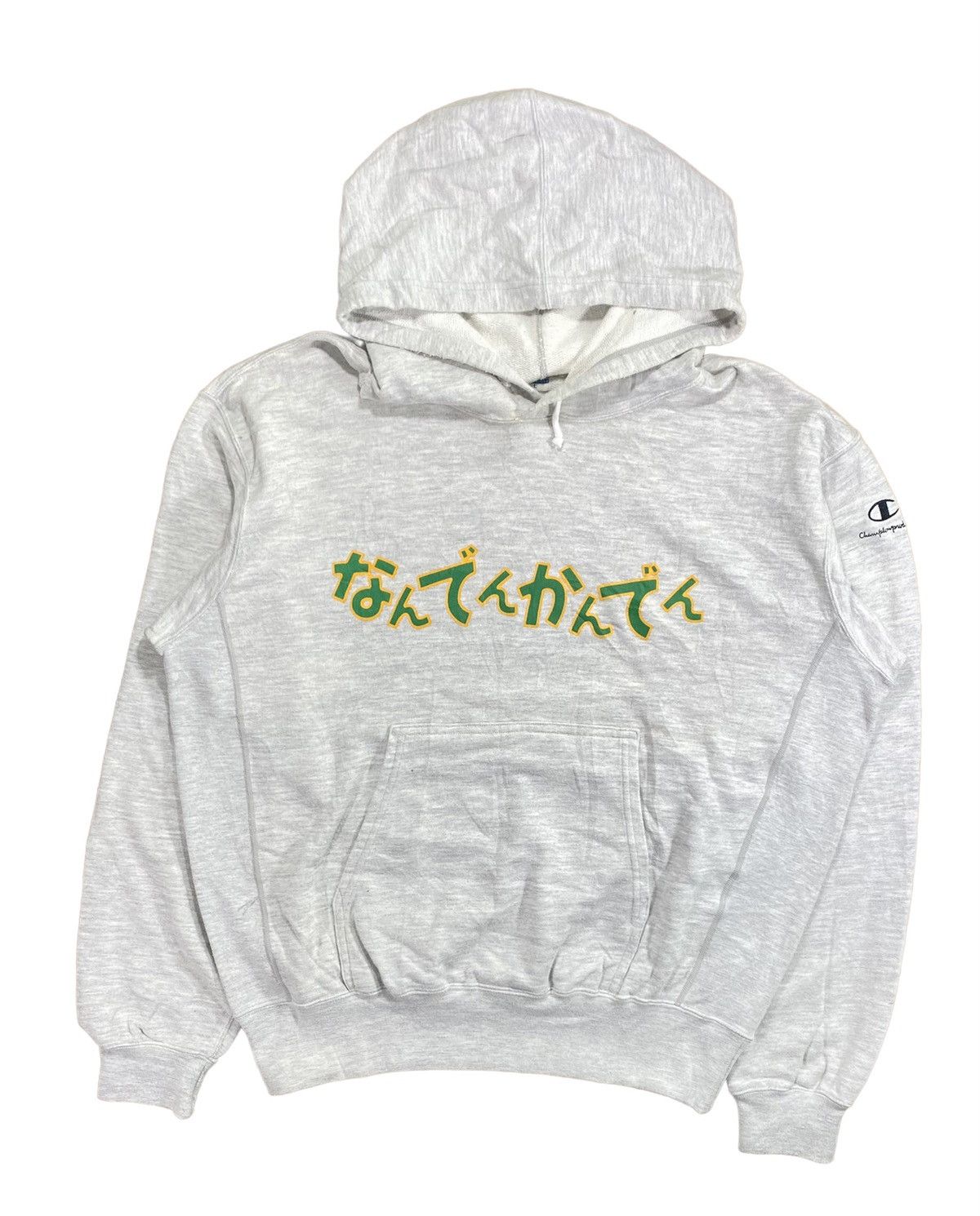 Champion big logo hoodie japan online