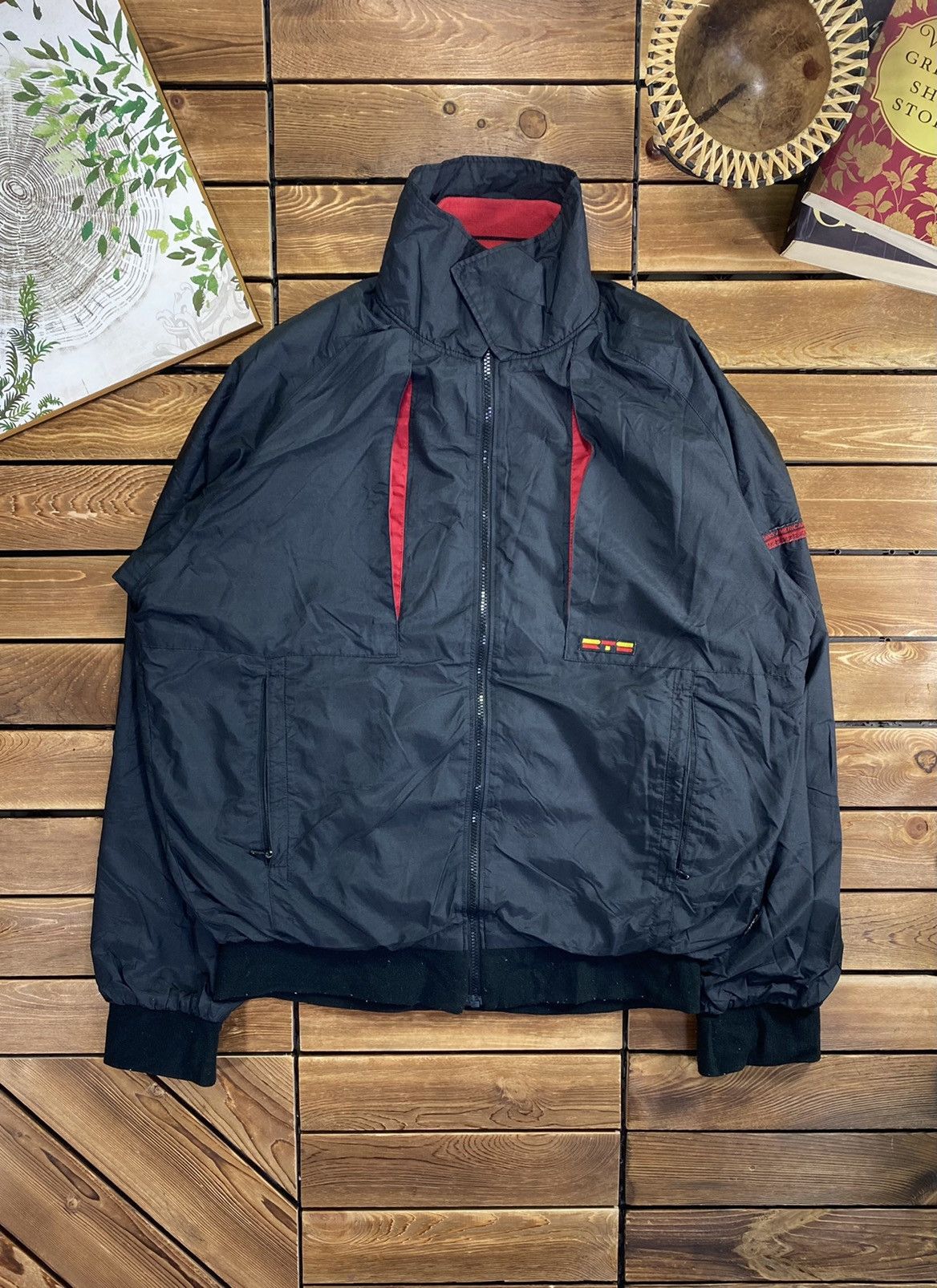 Asics × Vintage Vintage Reversible Jacket Asics RTS A Moriya Sport Jacket L Size US L / EU 52-54 / 3 - 3 Thumbnail