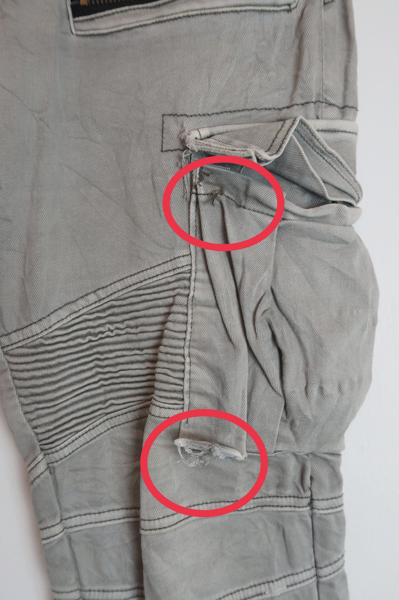 Japanese Brand Bikers Cargo Pants Size US 33 - 7 Thumbnail