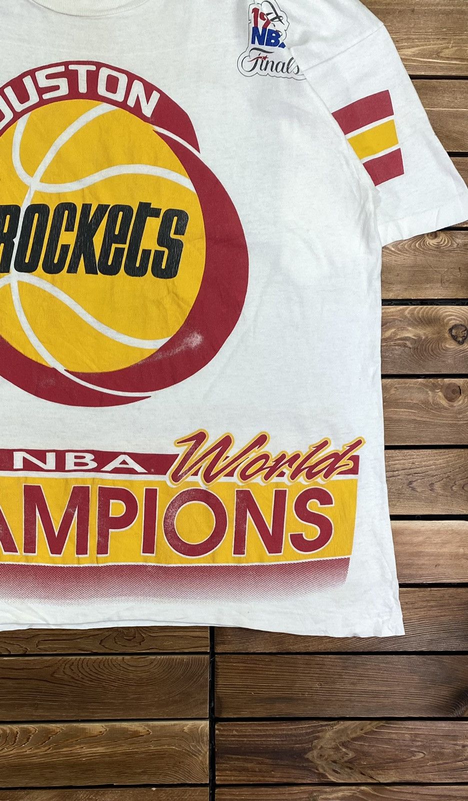 NBA × Vintage Vintage Houston Rockest Nba Finals 1994 Salem Tag Size L Size US L / EU 52-54 / 3 - 3 Thumbnail