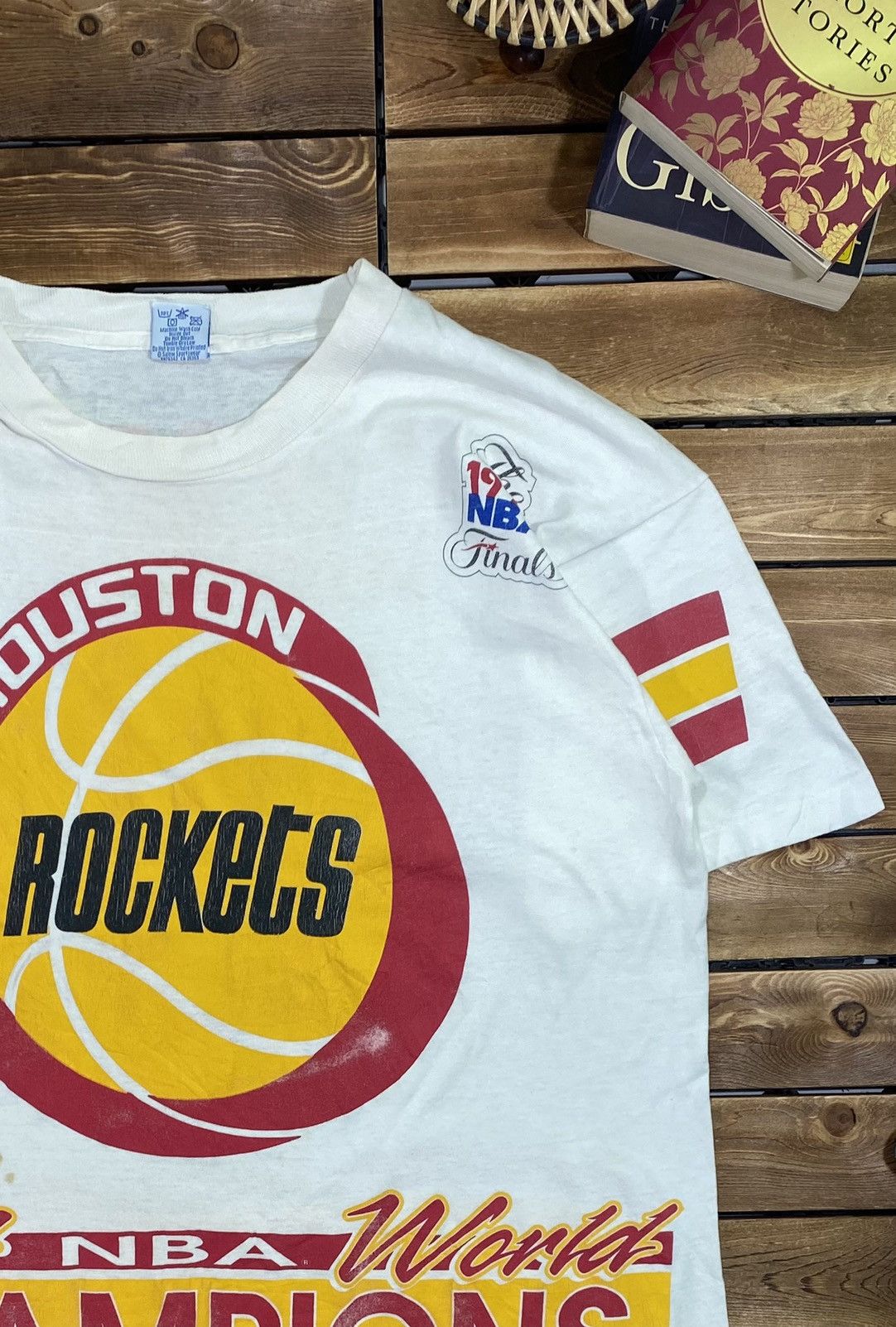 NBA × Vintage Vintage Houston Rockest Nba Finals 1994 Salem Tag Size L Size US L / EU 52-54 / 3 - 5 Thumbnail