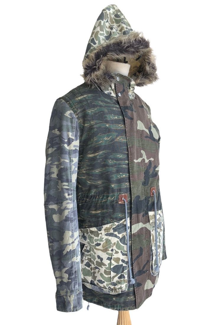 Engineered Garments 🎌 Japanese Brand Square Parka Army camouflage Size US L / EU 52-54 / 3 - 2 Thumbnail