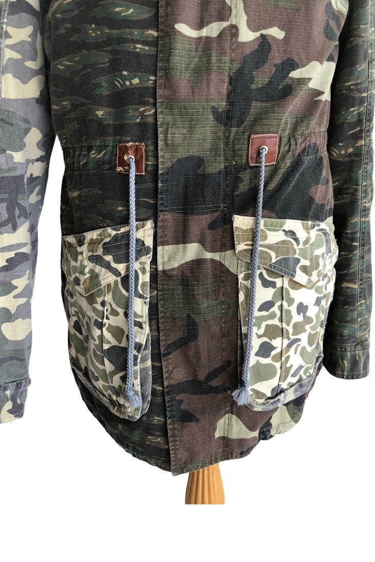 Engineered Garments 🎌 Japanese Brand Square Parka Army camouflage Size US L / EU 52-54 / 3 - 18 Thumbnail