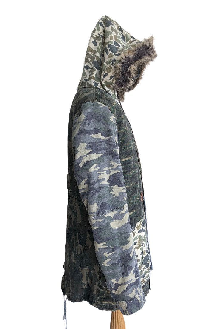 Engineered Garments 🎌 Japanese Brand Square Parka Army camouflage Size US L / EU 52-54 / 3 - 9 Thumbnail