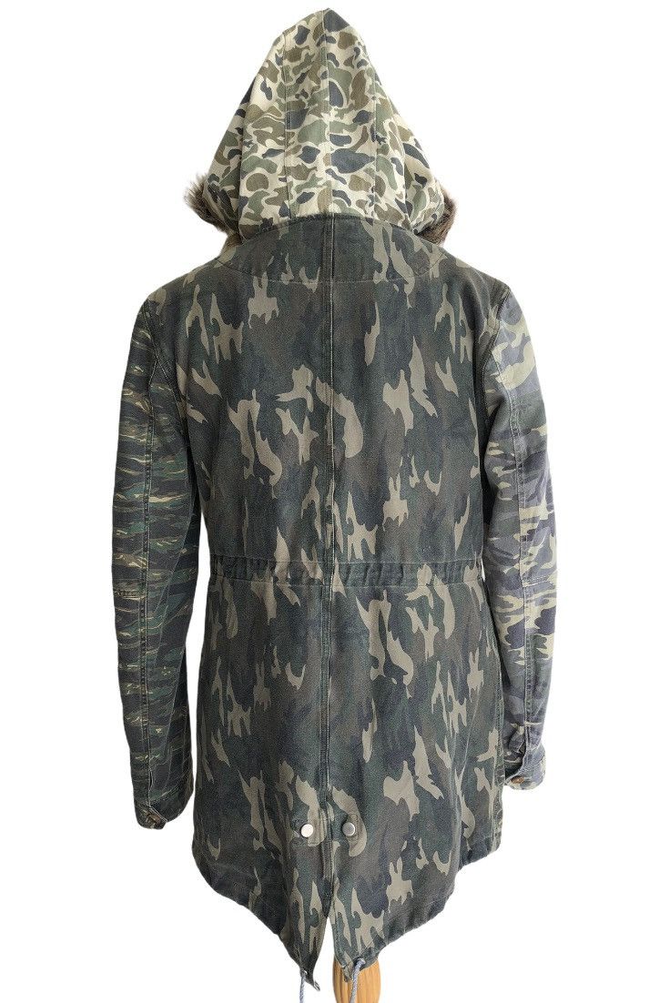 Engineered Garments 🎌 Japanese Brand Square Parka Army camouflage Size US L / EU 52-54 / 3 - 3 Thumbnail