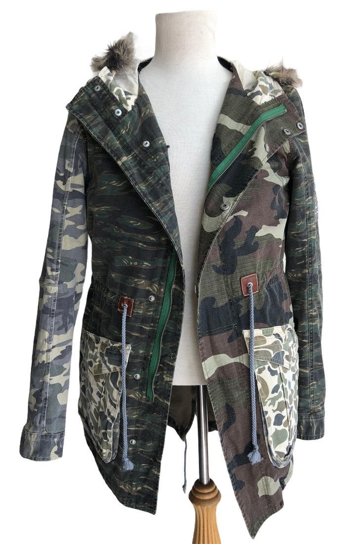 Engineered Garments 🎌 Japanese Brand Square Parka Army camouflage Size US L / EU 52-54 / 3 - 17 Thumbnail