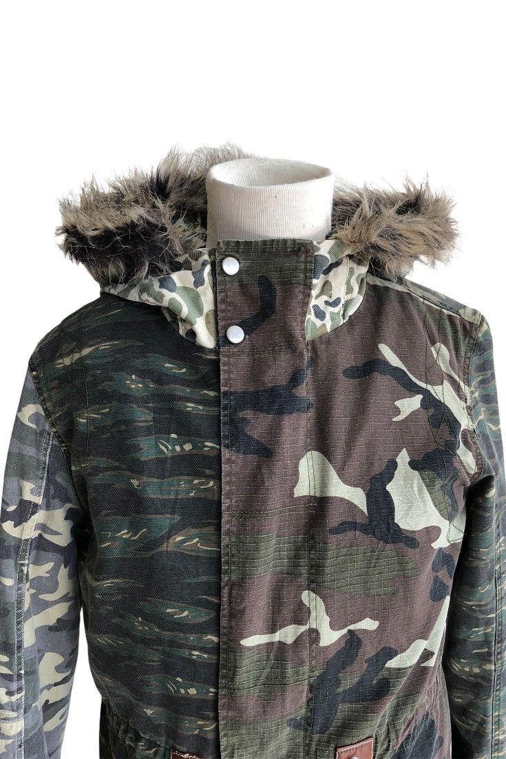 Engineered Garments 🎌 Japanese Brand Square Parka Army camouflage Size US L / EU 52-54 / 3 - 14 Thumbnail