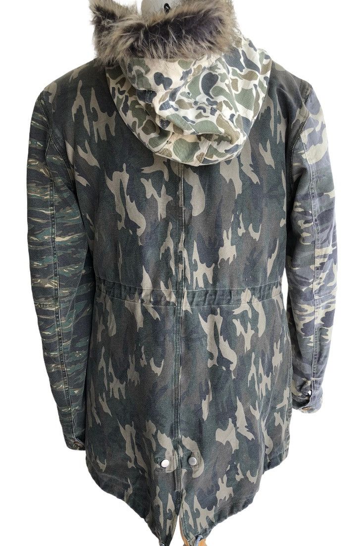 Engineered Garments 🎌 Japanese Brand Square Parka Army camouflage Size US L / EU 52-54 / 3 - 7 Thumbnail