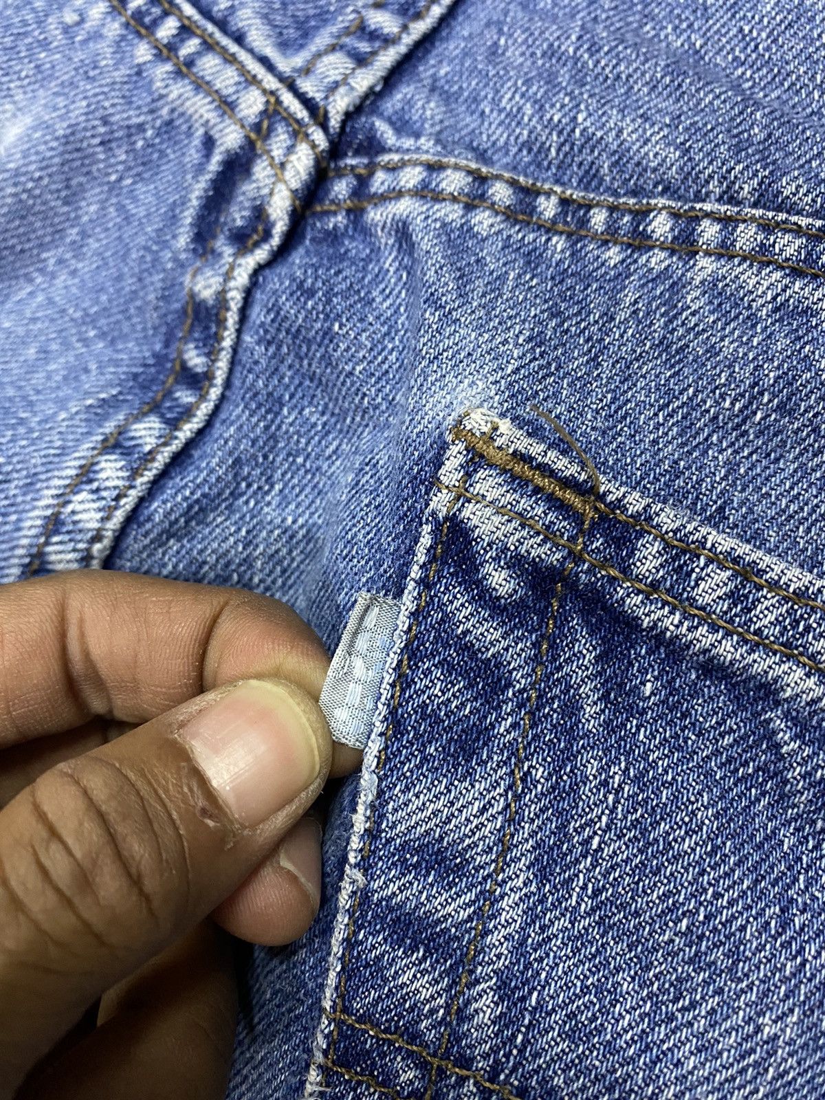 Levi's × Vintage Vintage 90’s Levis Silver Tab Button Fly Denim Size US 31 - 5 Thumbnail