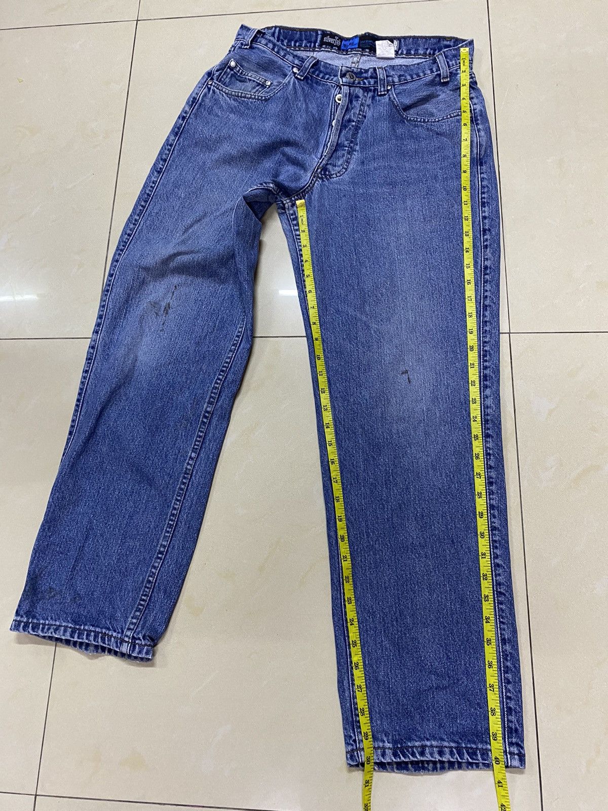 Levi's × Vintage Vintage 90’s Levis Silver Tab Button Fly Denim Size US 31 - 18 Thumbnail