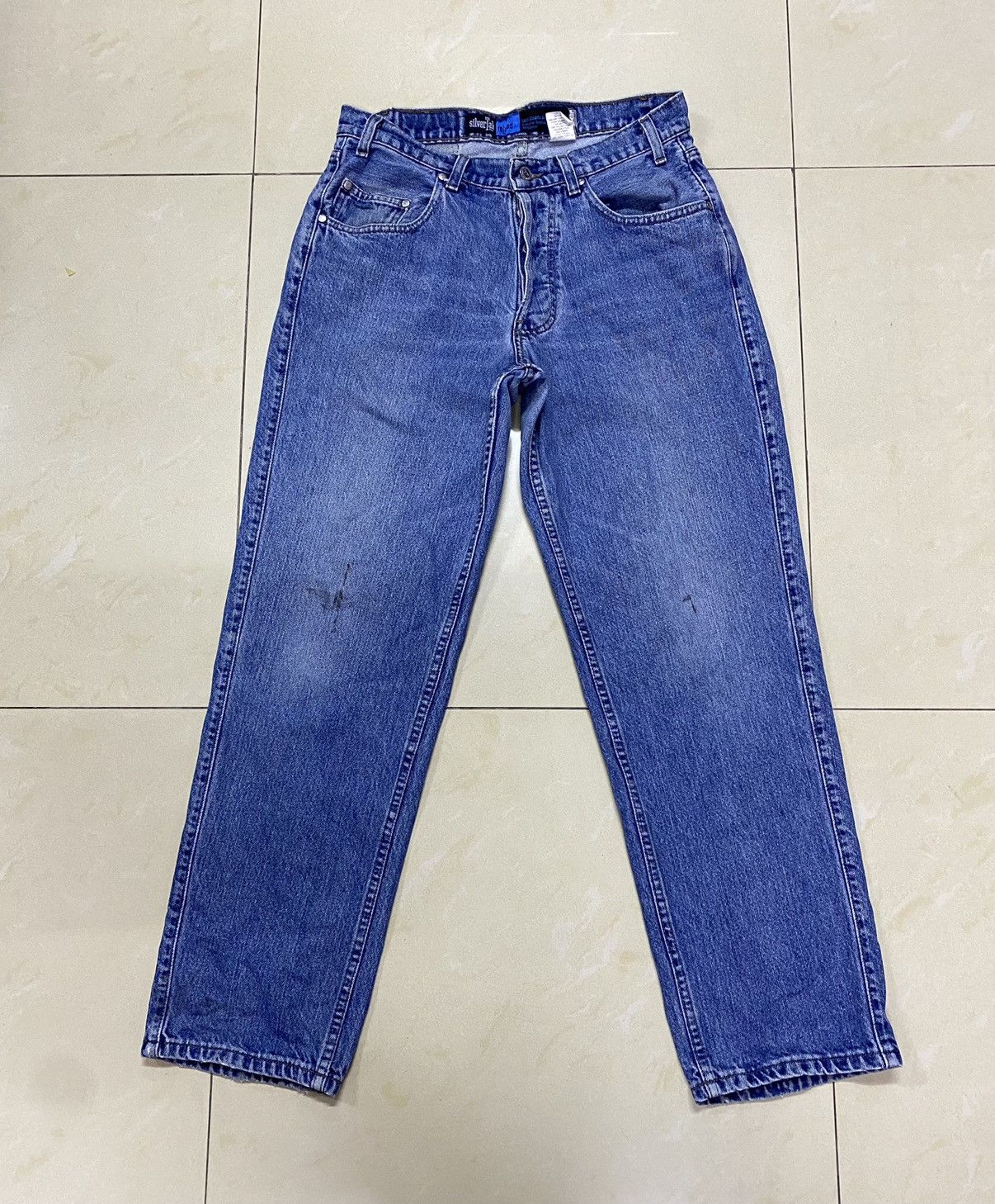 image of Jnco x Levis Vintage 90’S Levis Silver Tab Button Fly Denim in Blue, Men's (Size 31)