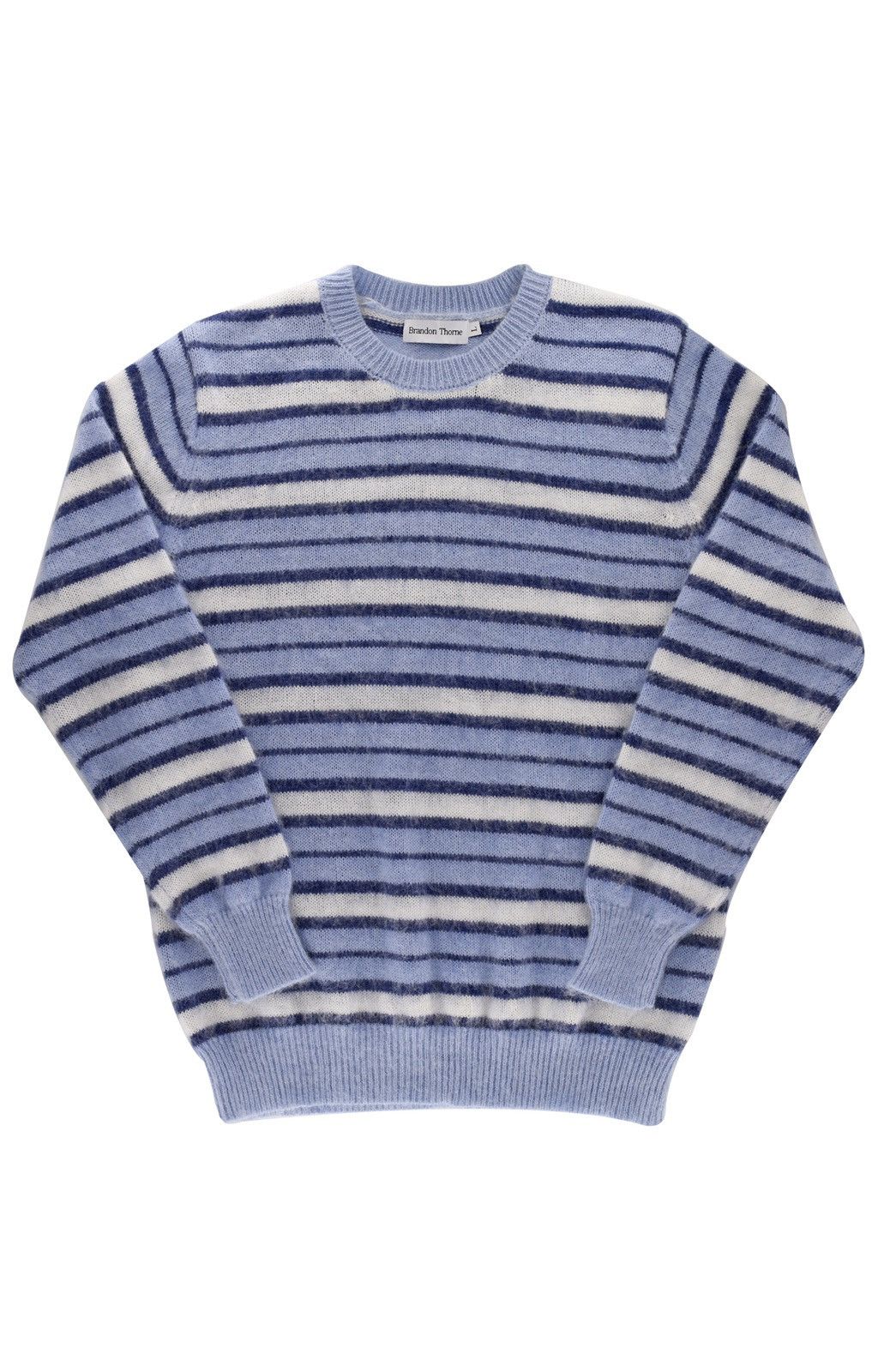 Vintage Striped Mohair Knit Sweater Blue Size US S / EU 44-46 / 1 - 4 Thumbnail