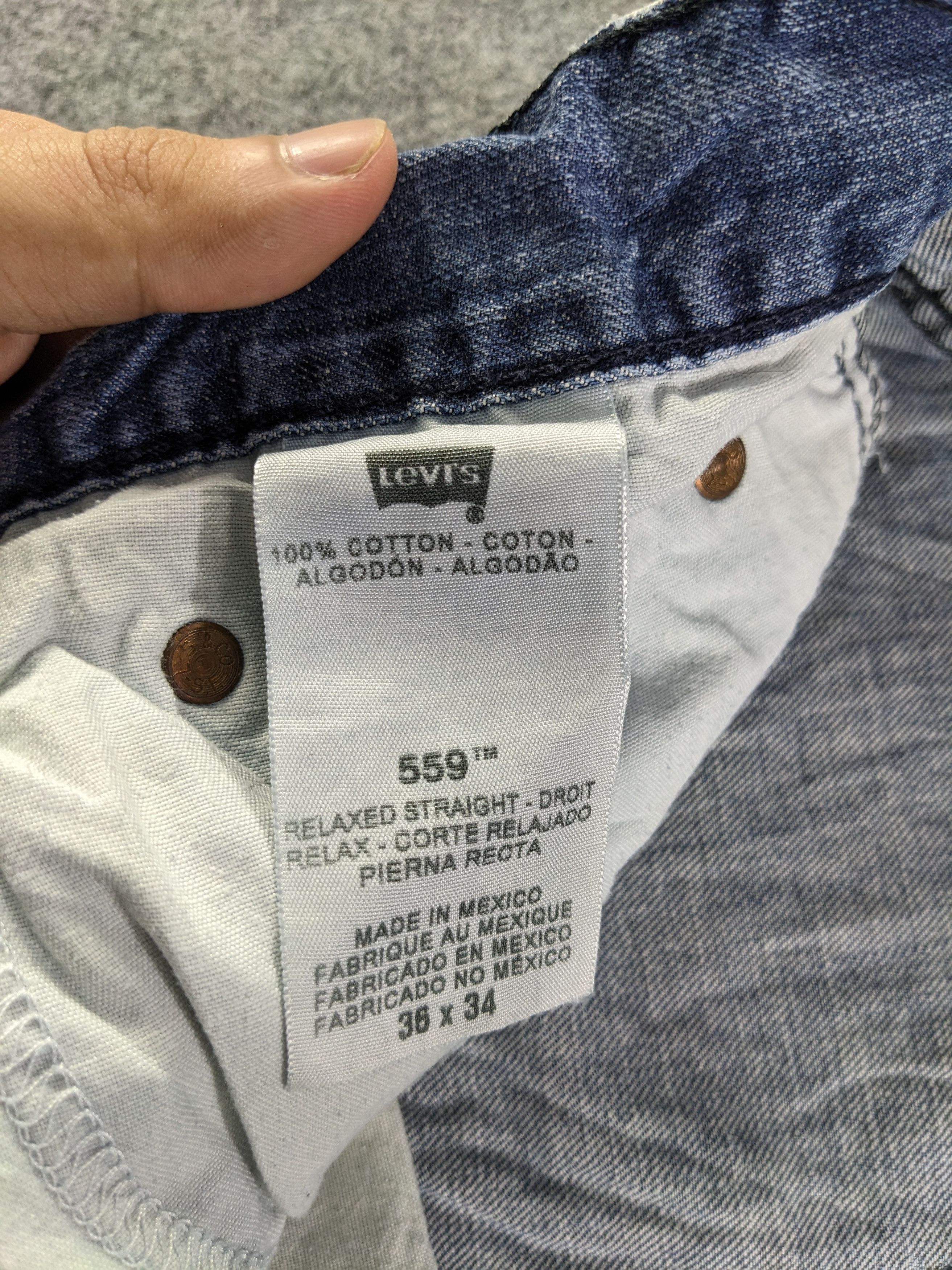 Levi's × Vintage Vintage Levis 559 Jeans-P48 Size US 36 / EU 52 - 10 Thumbnail