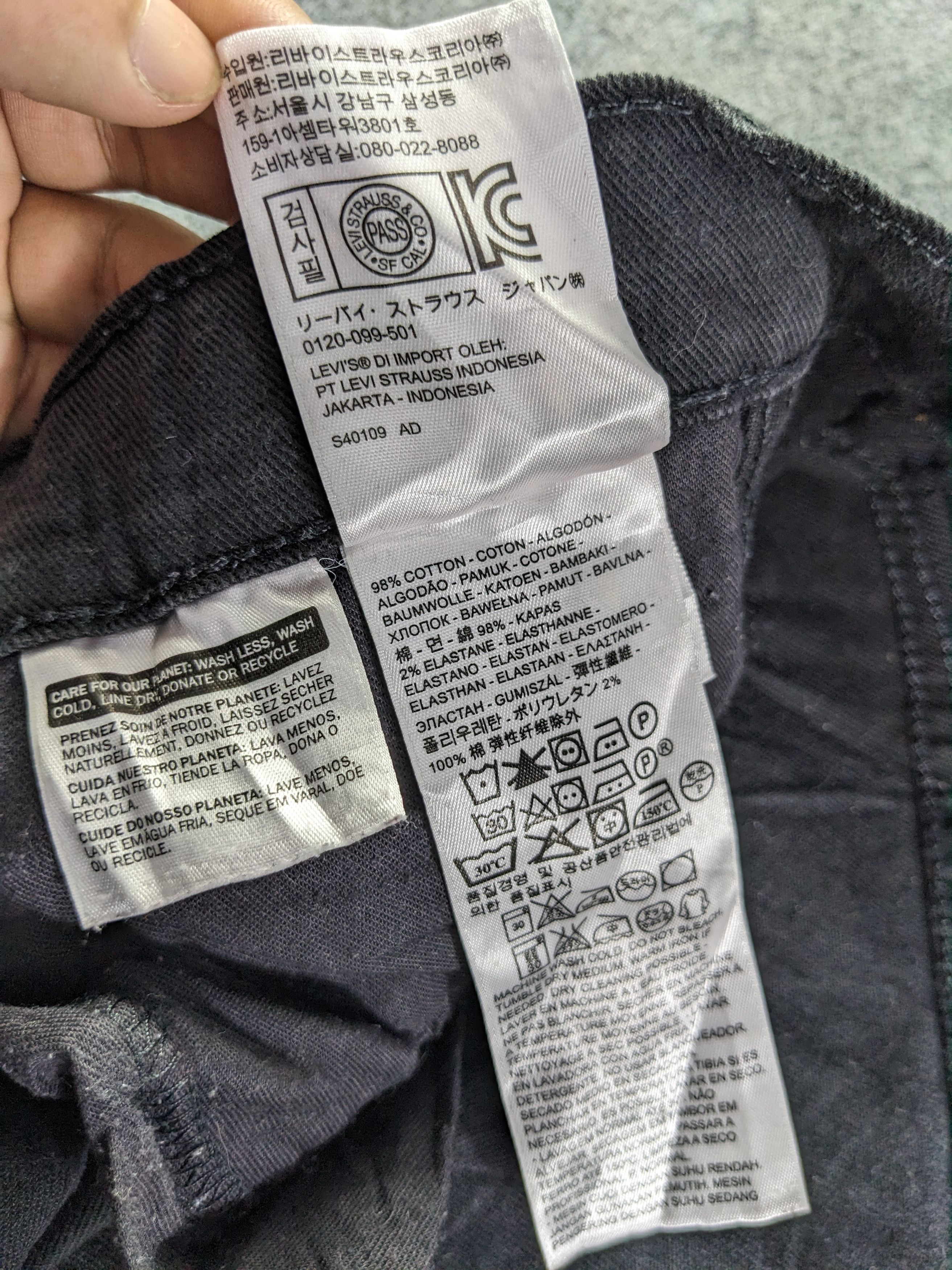 Levi's × Vintage Vintage Levis 513 Jeans-P46 Size US 35 - 11 Thumbnail