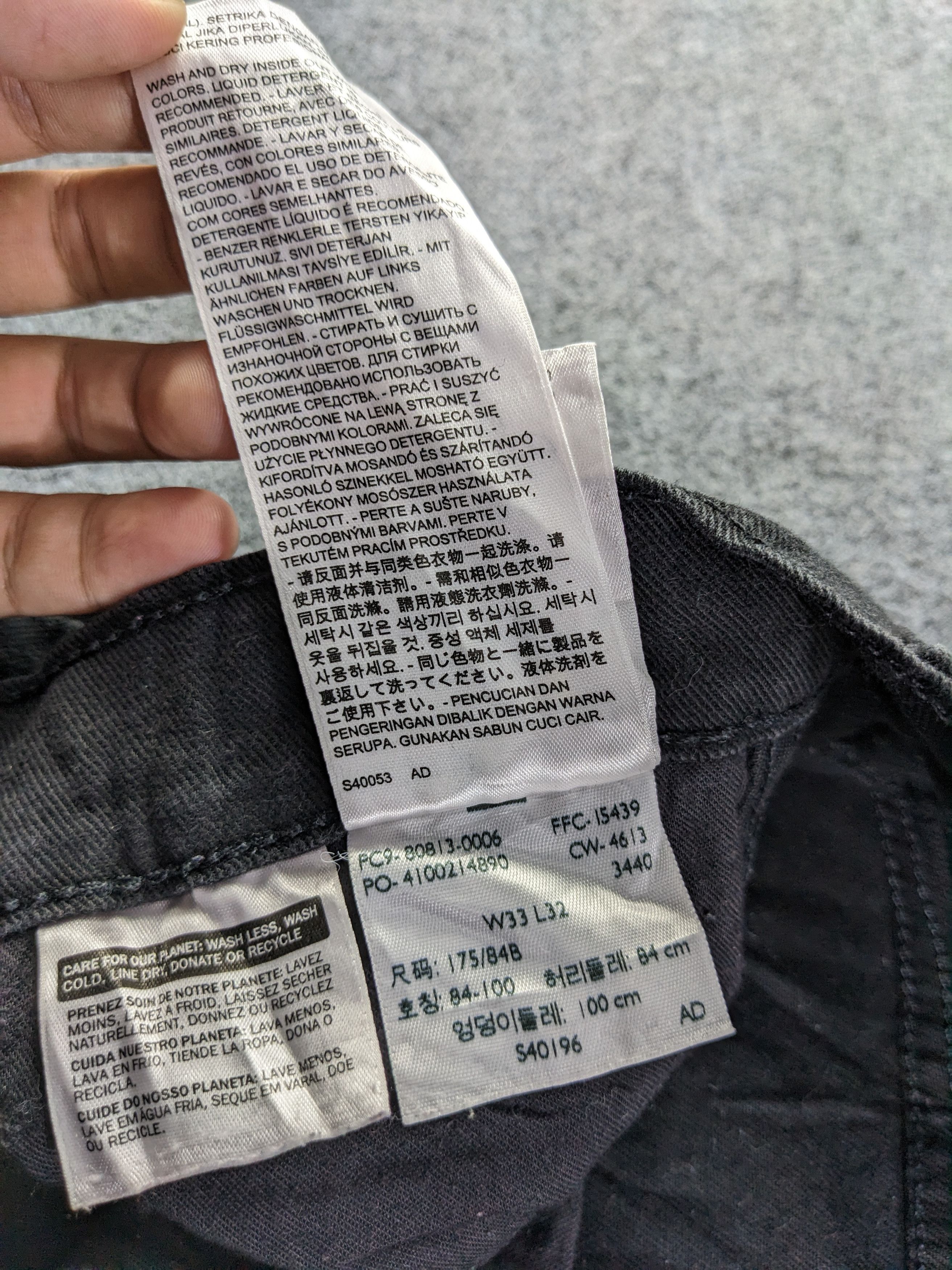 Levi's × Vintage Vintage Levis 513 Jeans-P46 Size US 35 - 12 Thumbnail
