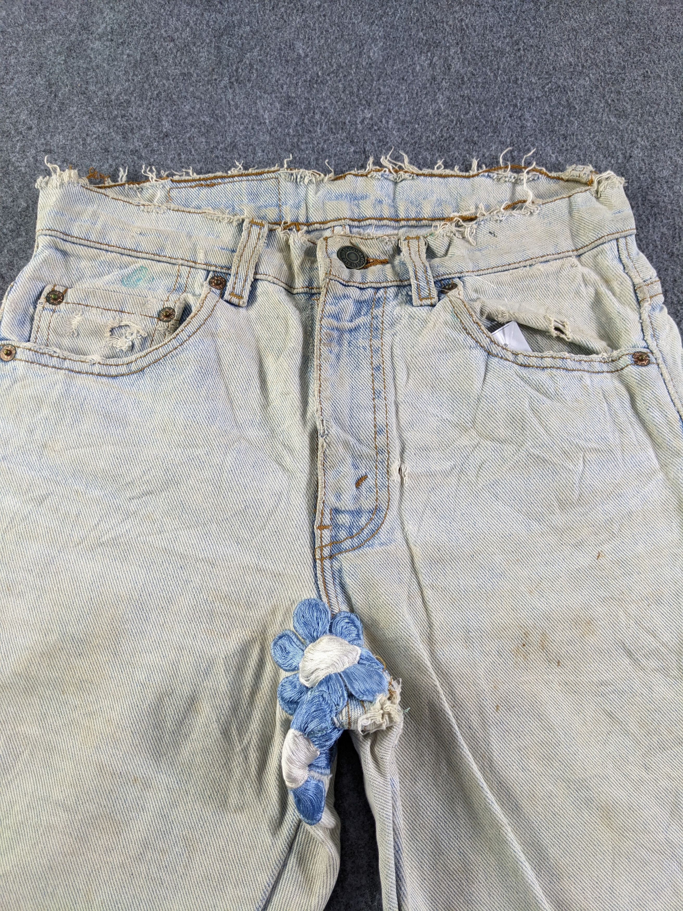 Levi's × Vintage Vintage Distressed Levis Jeans-P44 Size US 28 / EU 44 - 3 Thumbnail