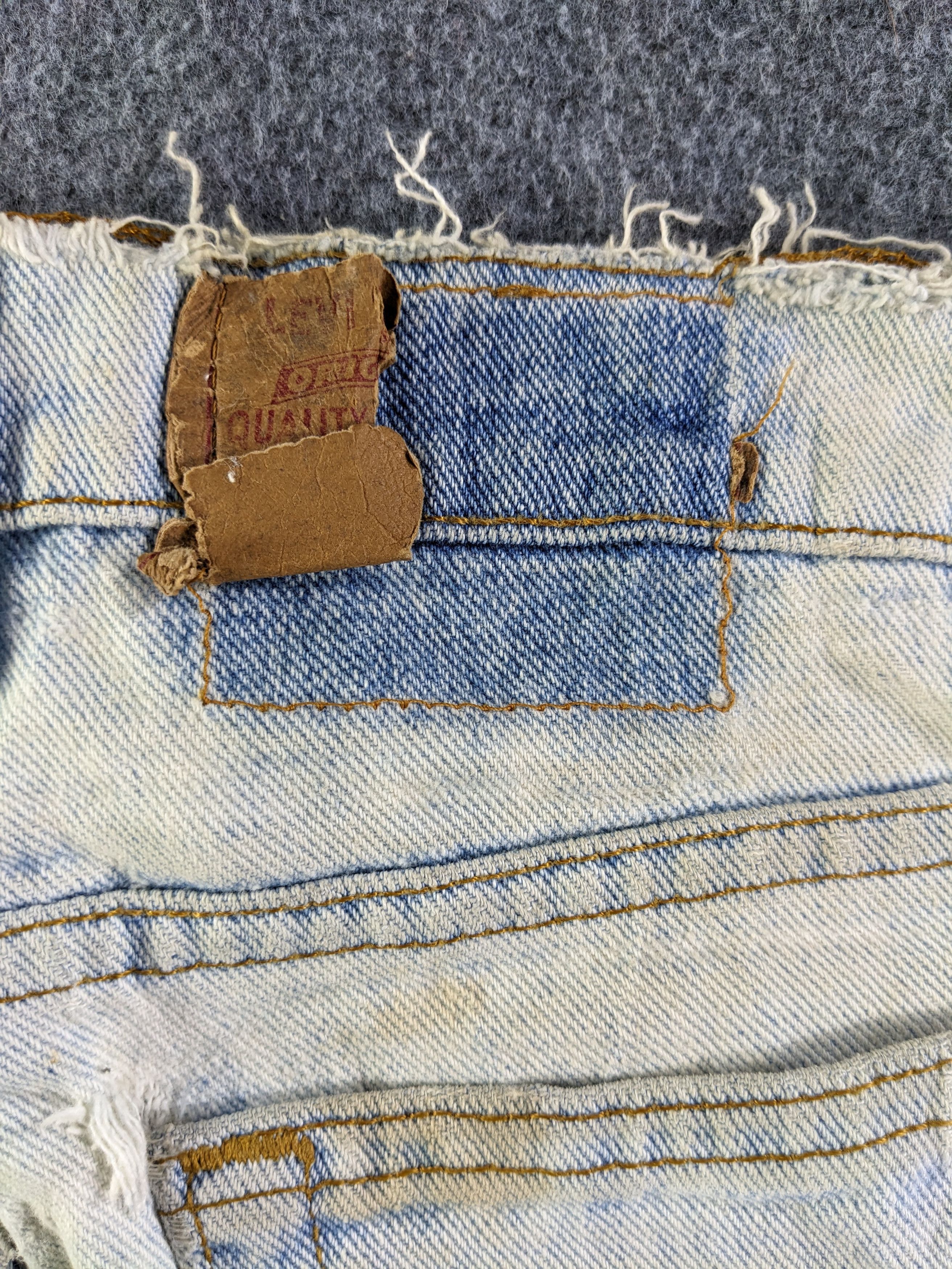 Levi's × Vintage Vintage Distressed Levis Jeans-P44 Size US 28 / EU 44 - 5 Thumbnail