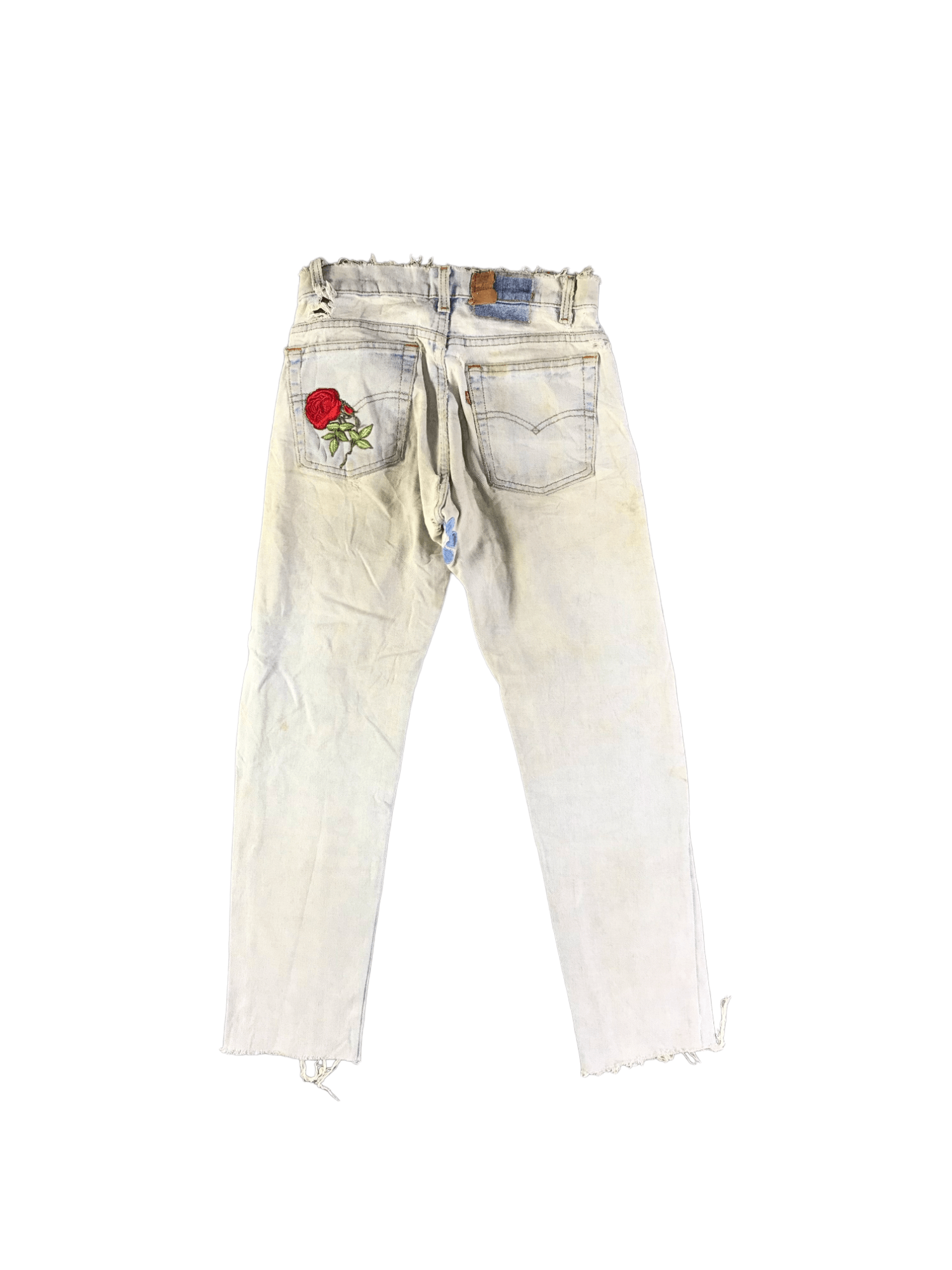 Levi's × Vintage Vintage Distressed Levis Jeans-P44 Size US 28 / EU 44 - 2 Thumbnail