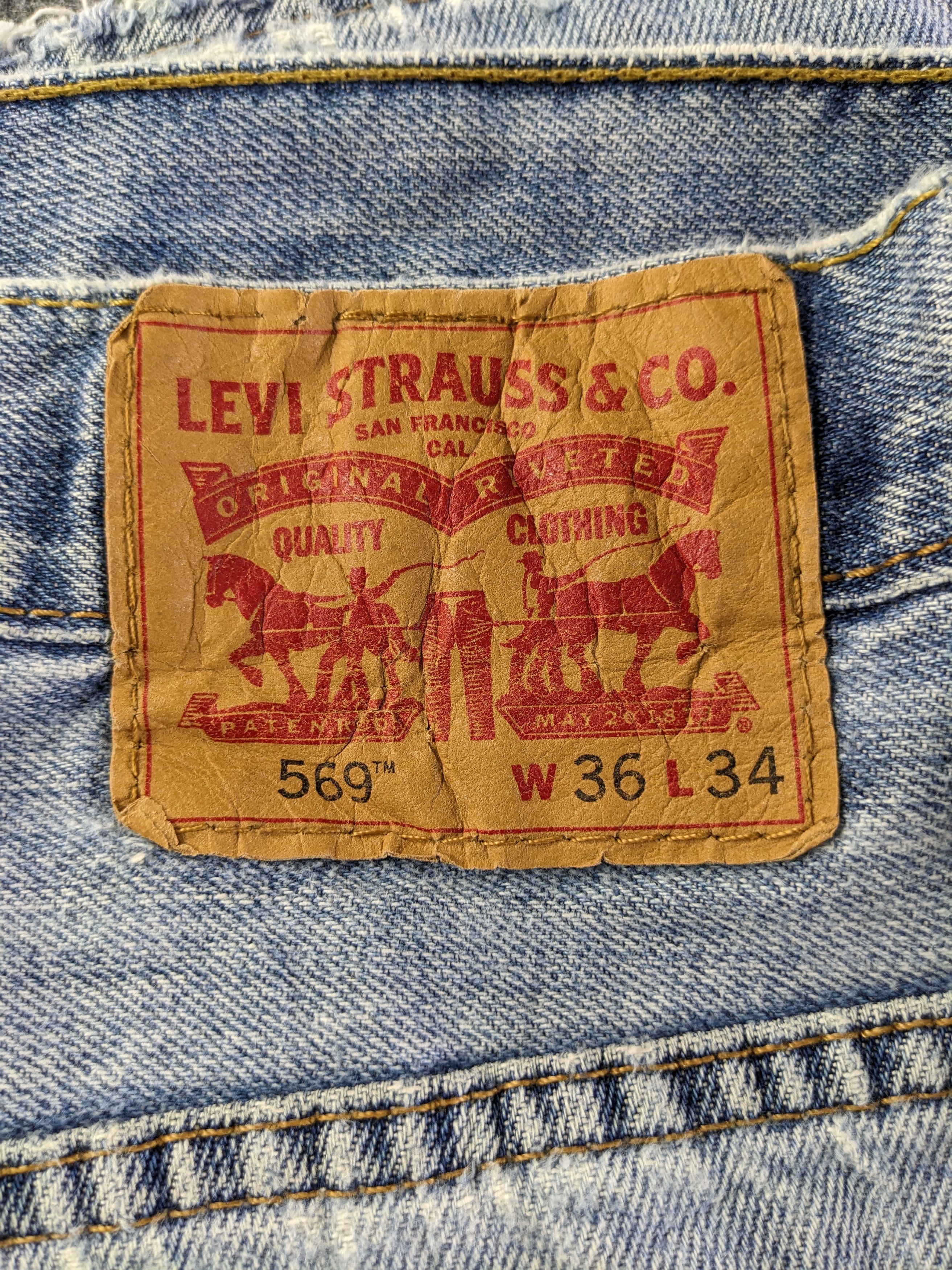 Levi's × Vintage Vintage Levis 569 Jeans-P19 Size US 38 / EU 54 - 13 Thumbnail