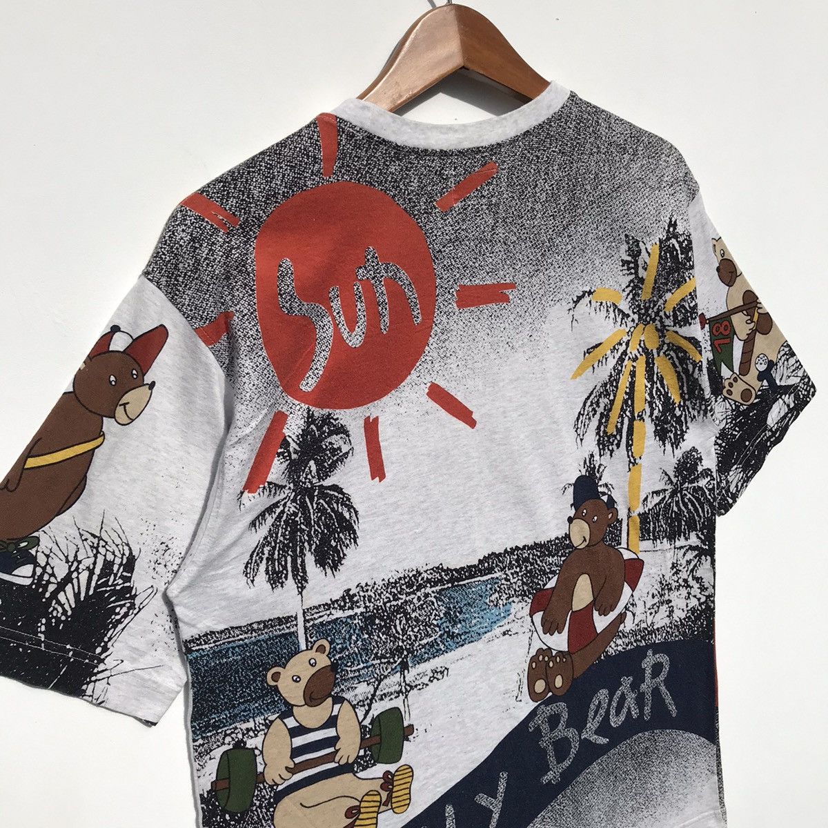 Jean Charles De Castelbajac 🔥Rare🔥Vintage Jean Charles Castelbajac Sport Over Print Tee Size US M / EU 48-50 / 2 - 9 Thumbnail