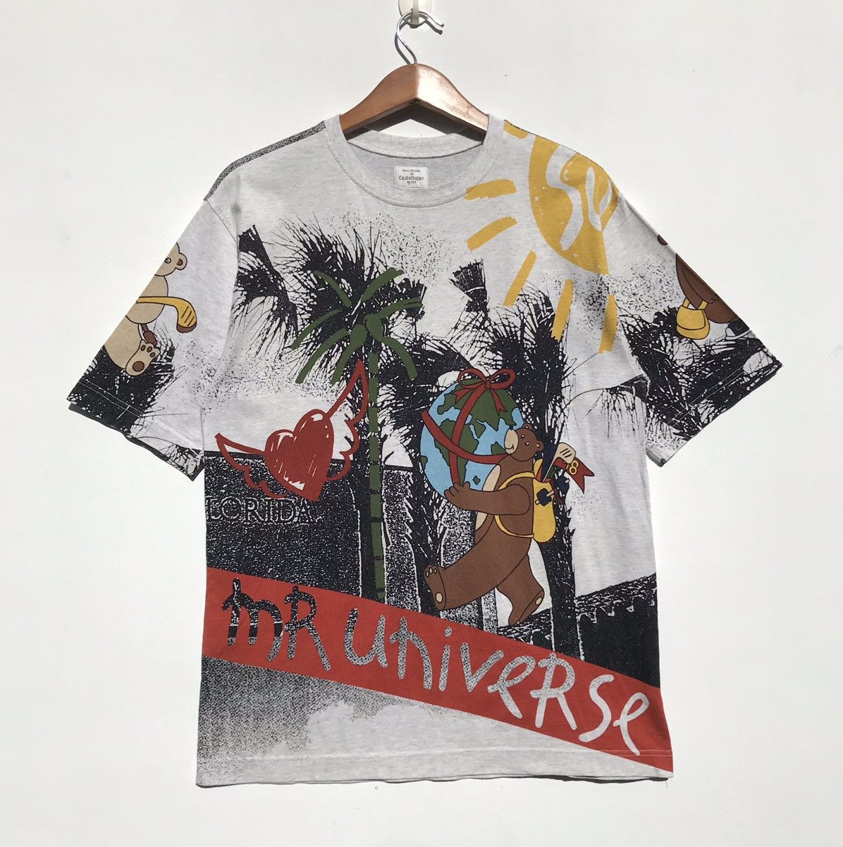 🔥Rare🔥Vintage Jean Charles Castelbajac Sport Over Print Tee