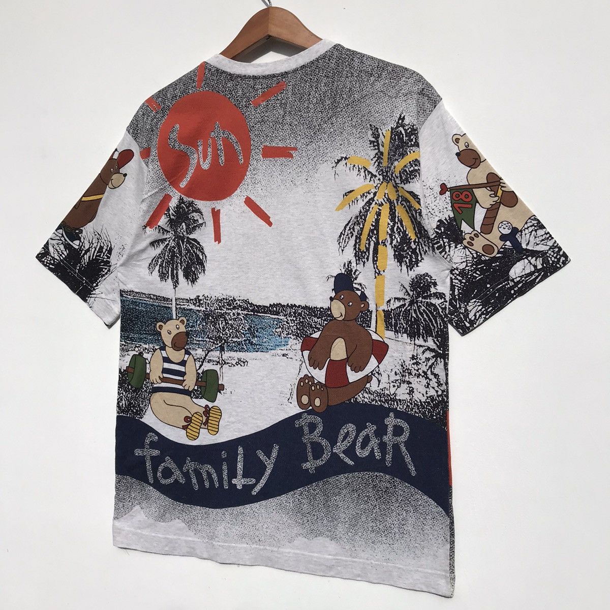 Jean Charles De Castelbajac 🔥Rare🔥Vintage Jean Charles Castelbajac Sport Over Print Tee Size US M / EU 48-50 / 2 - 4 Thumbnail