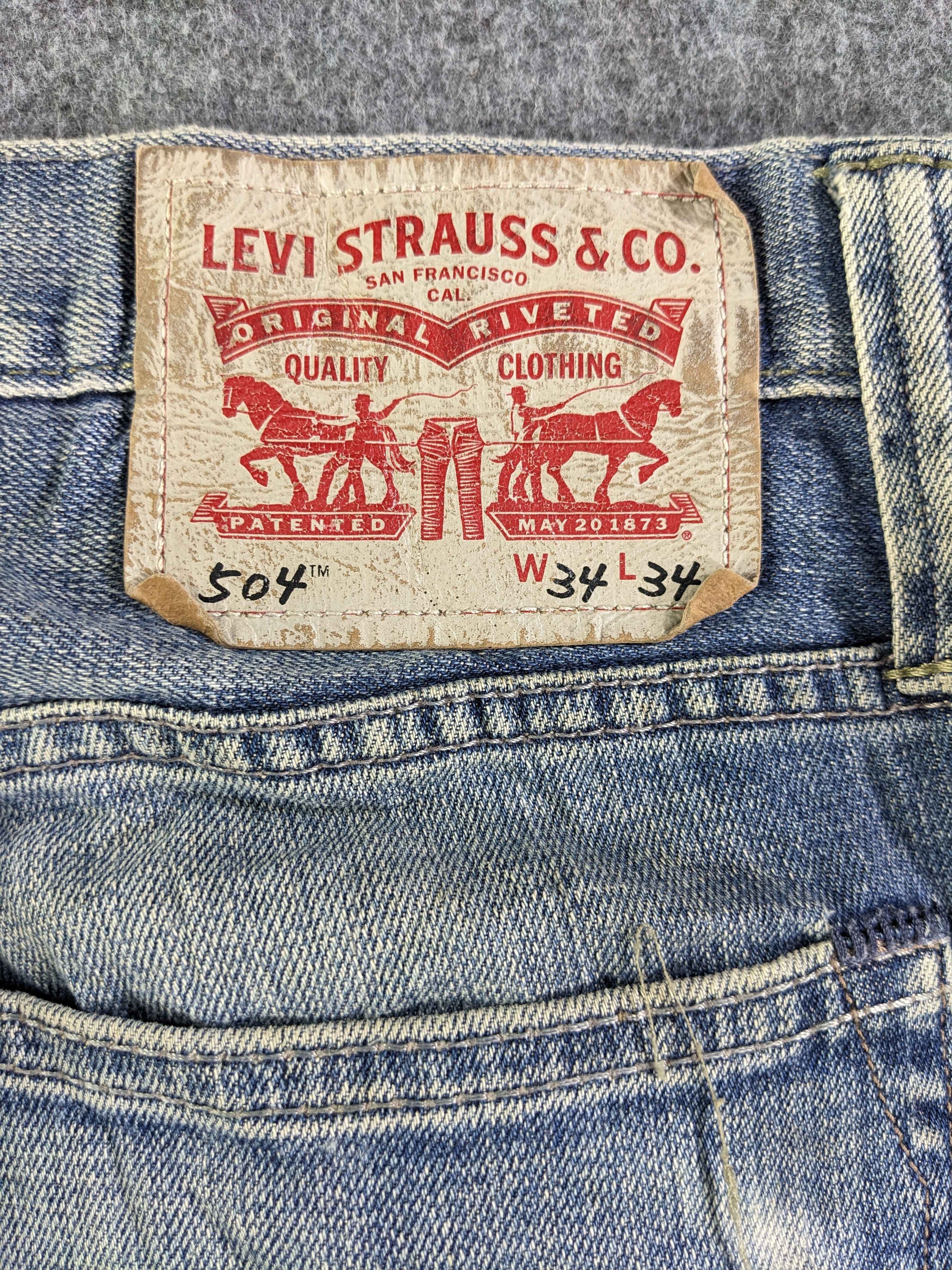 Levi's × Vintage Vintage Levis 504 Jeans-P23 Size US 36 / EU 52 - 5 Thumbnail