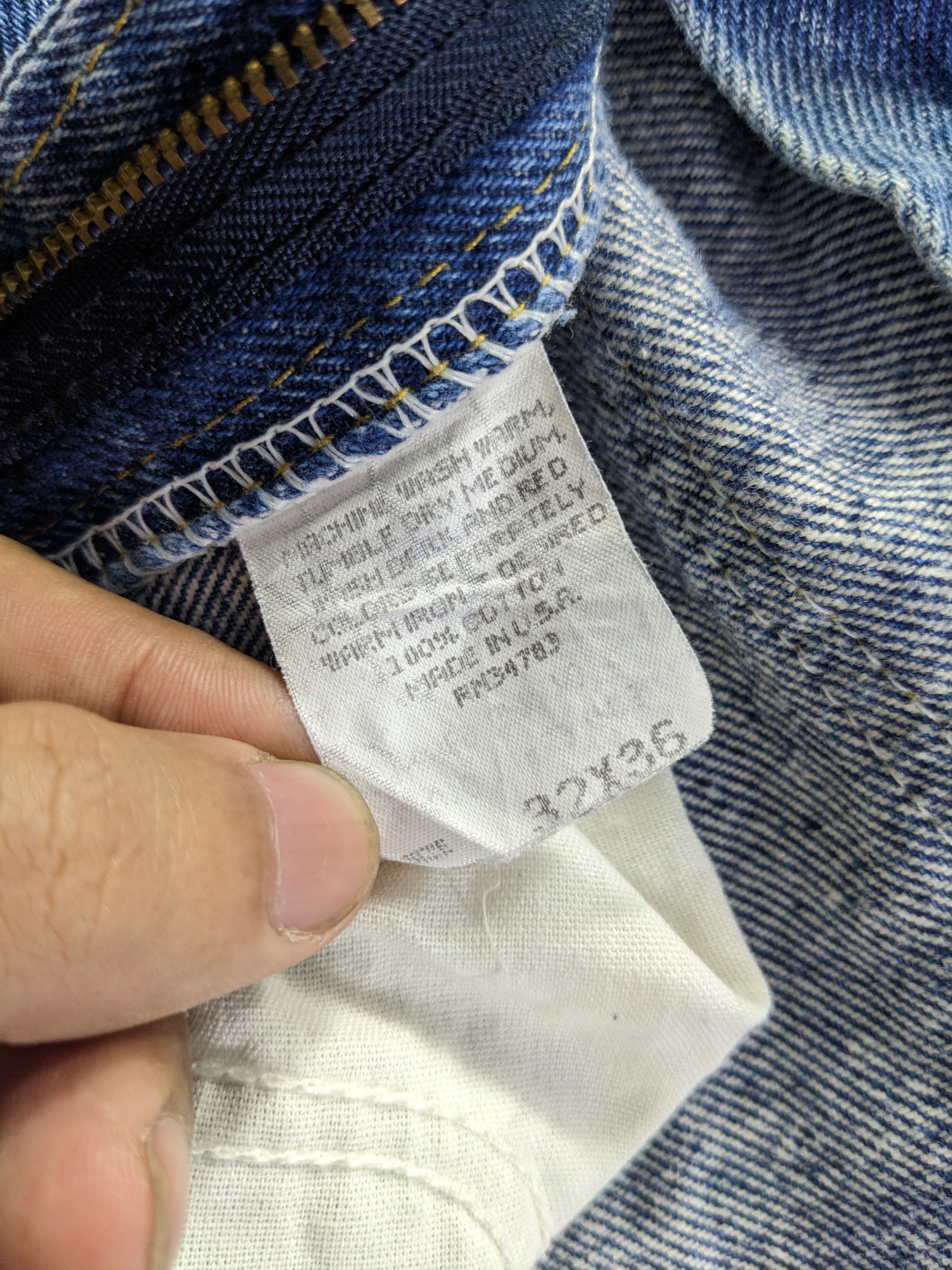 Lee × Vintage Vintage Lee Jeans-P27 Size US 32 / EU 48 - 8 Thumbnail