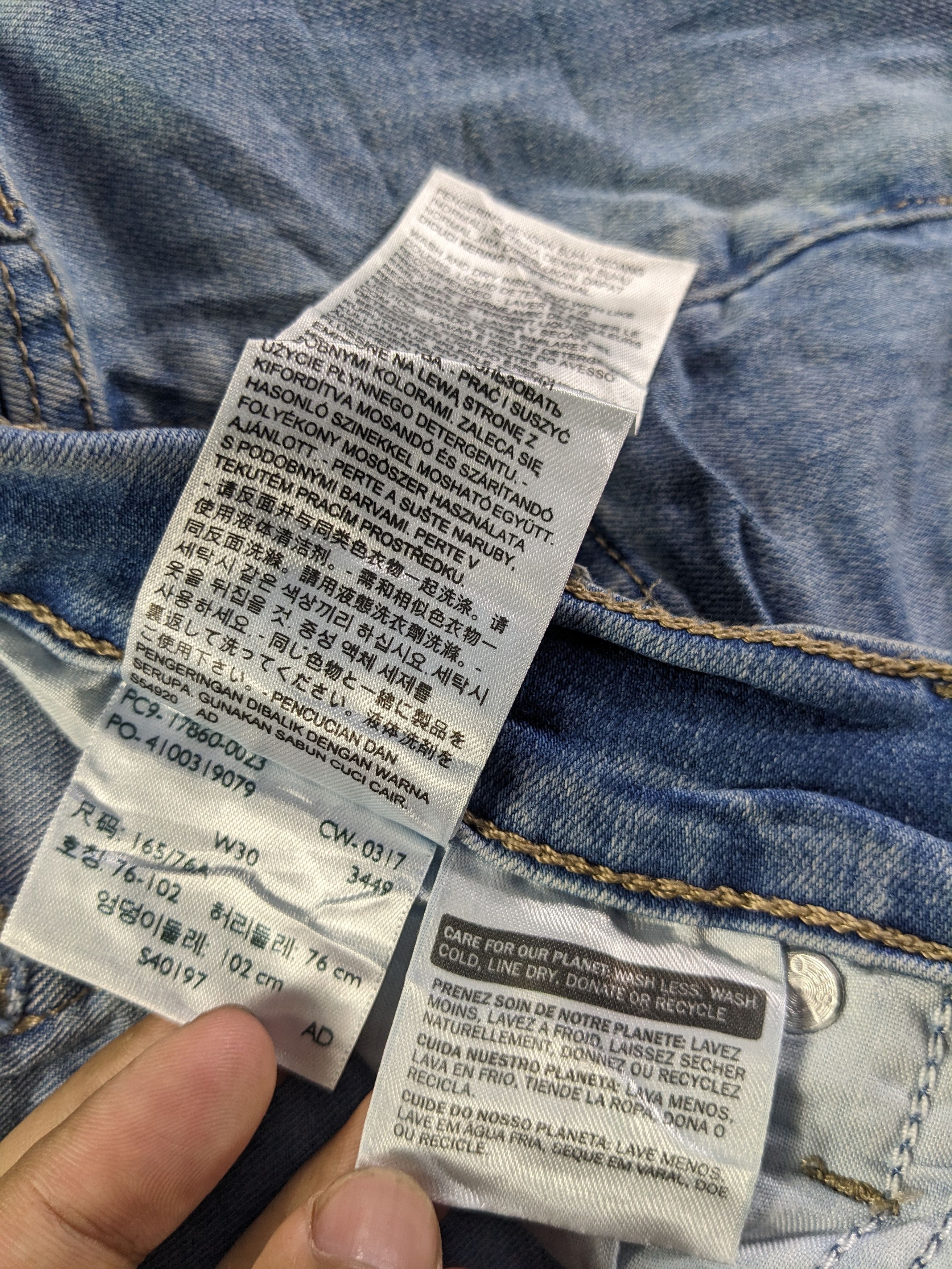 Levi's × Vintage Vintage Levis Jeans-P28 Size US 34 / EU 50 - 10 Thumbnail