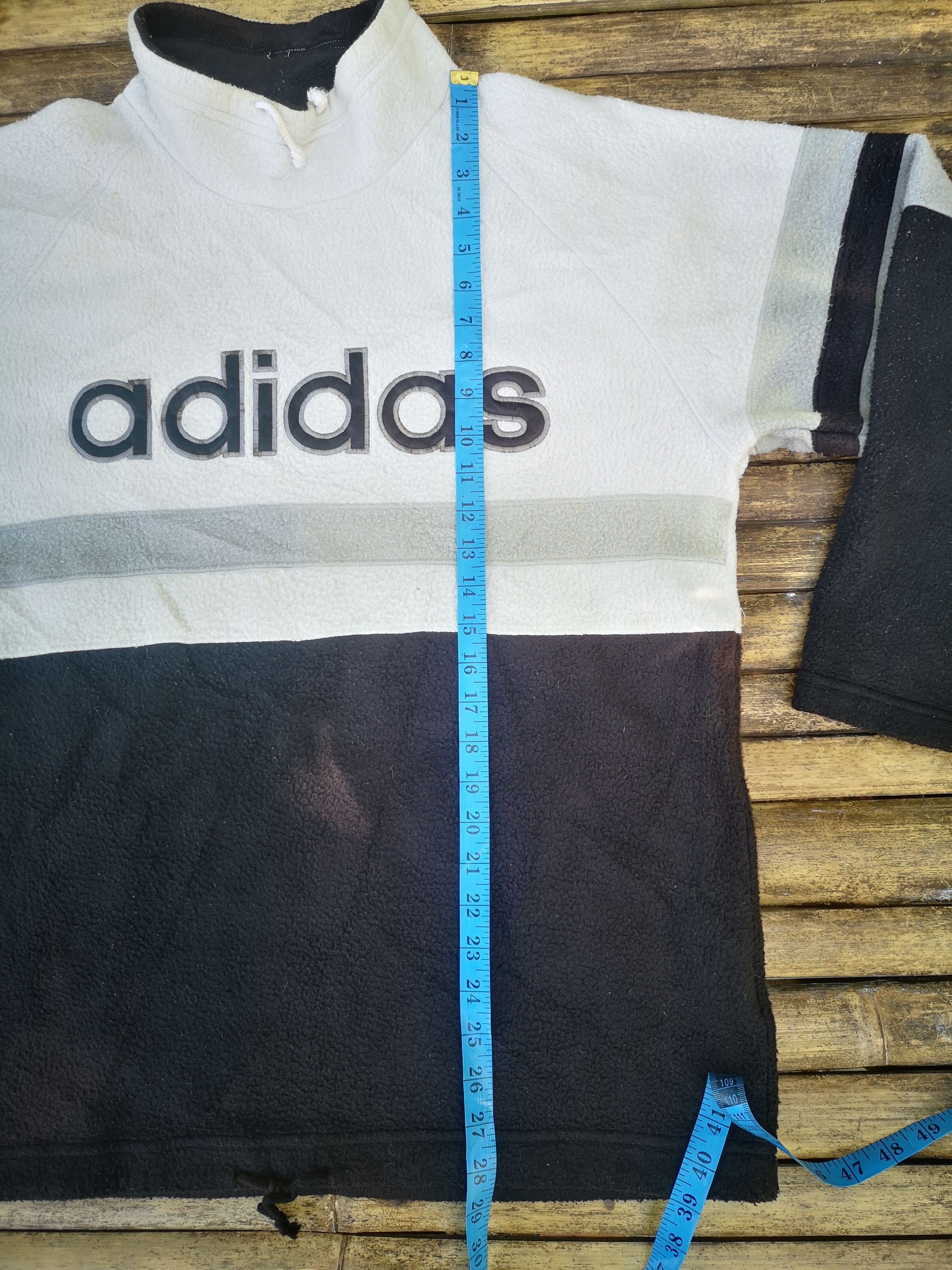 Adidas Vintage Adidas Fleece Big Logo Size US L / EU 52-54 / 3 - 16 Thumbnail
