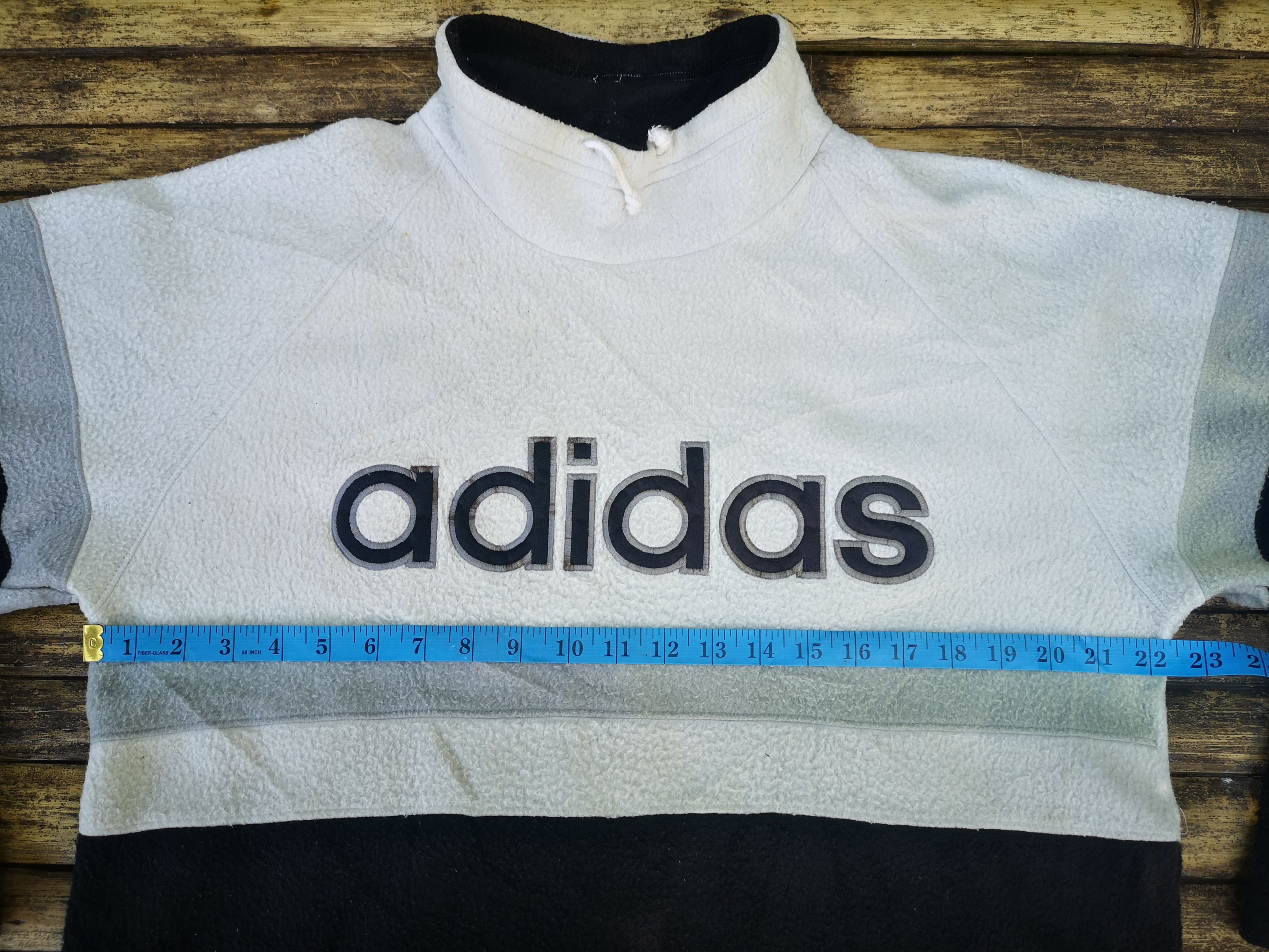 Adidas Vintage Adidas Fleece Big Logo Size US L / EU 52-54 / 3 - 15 Thumbnail