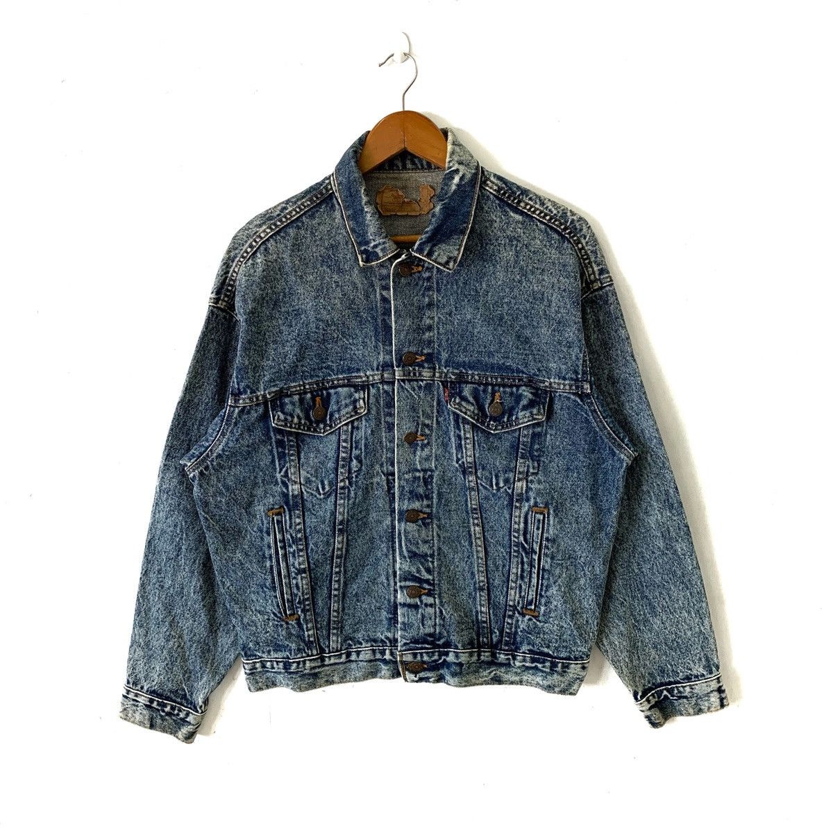 Levi's Vintage 90s Levis Trucker Denim Jacket Made In Usa Size US M / EU 48-50 / 2 - 1 Thumbnail