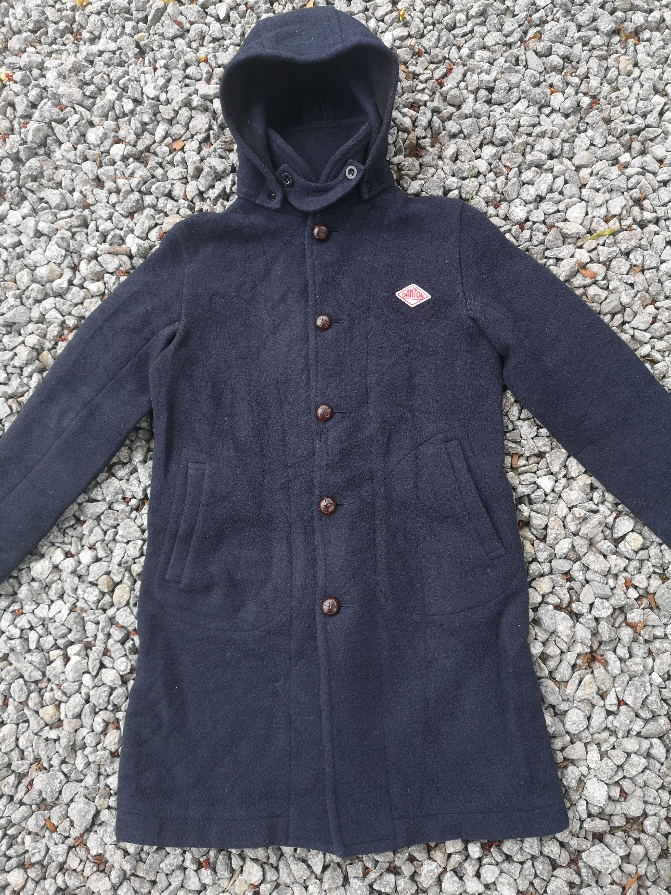 Danton Wool Danton Vêtements De travail Long Coat Size XS / US 0-2 / IT 36-38 - 3 Thumbnail