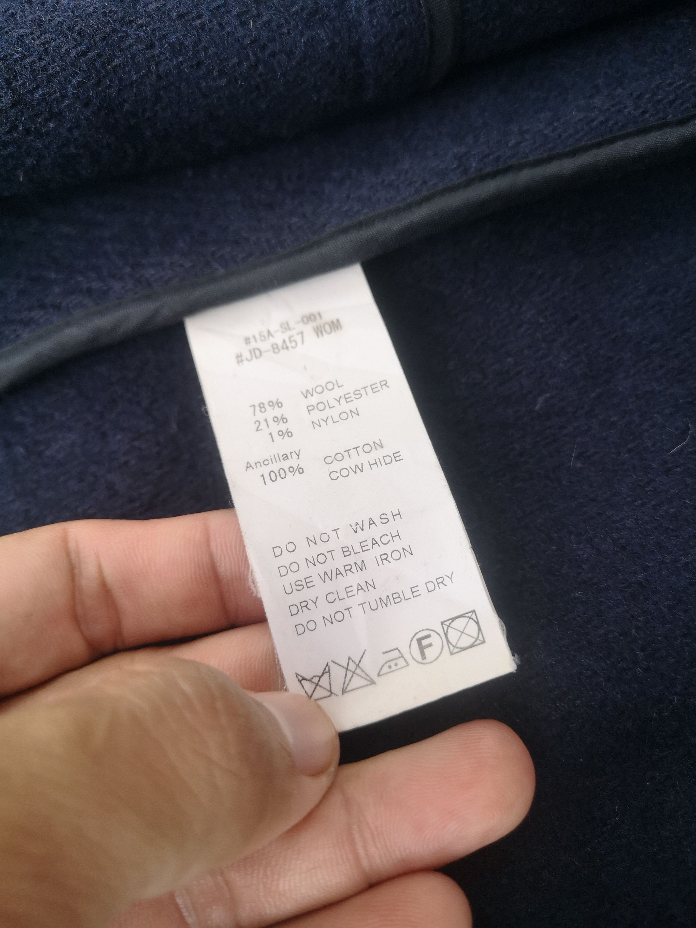 Danton Wool Danton Vêtements De travail Long Coat Size XS / US 0-2 / IT 36-38 - 11 Thumbnail
