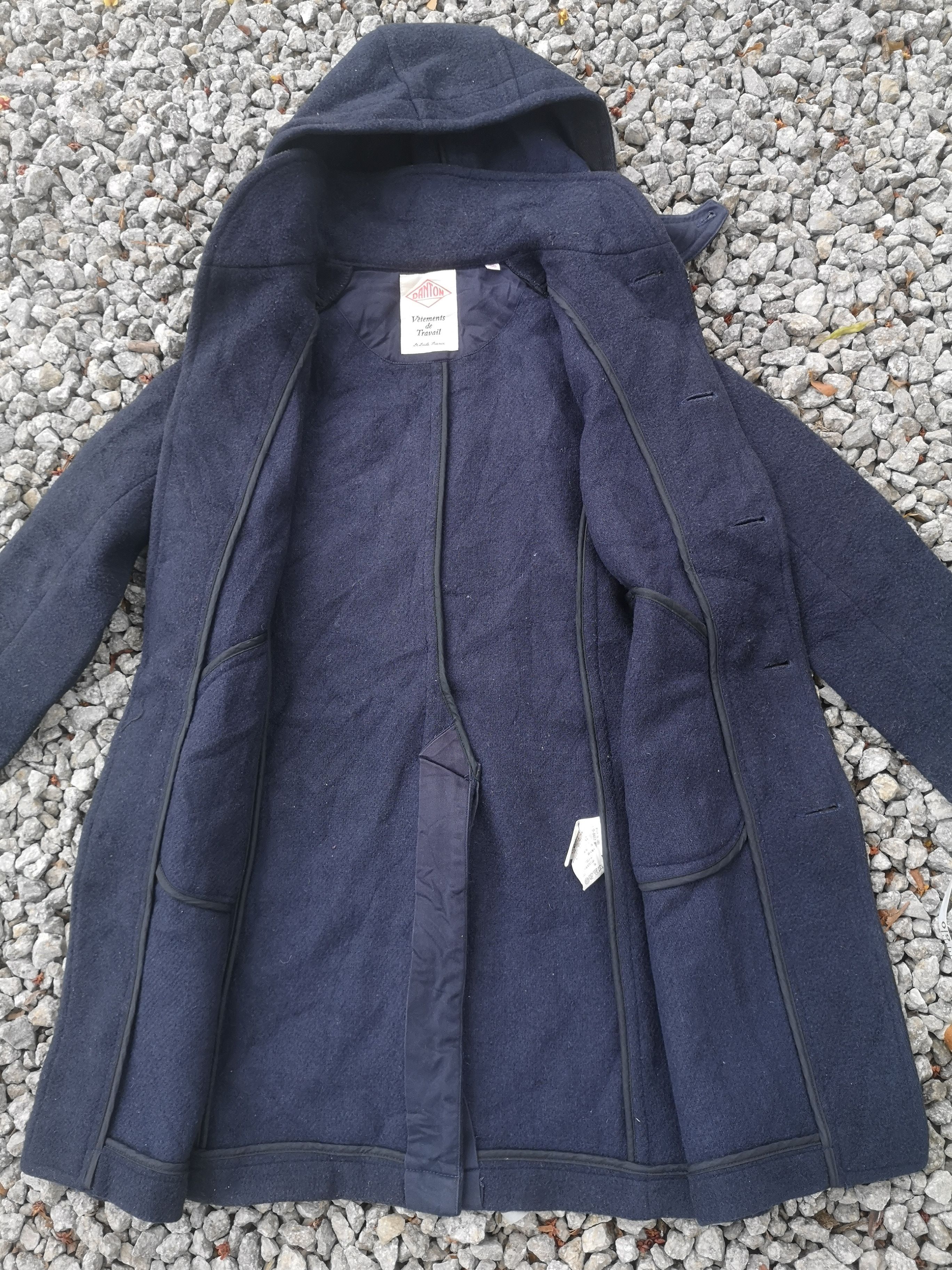 Danton Wool Danton Vêtements De travail Long Coat Size XS / US 0-2 / IT 36-38 - 6 Thumbnail
