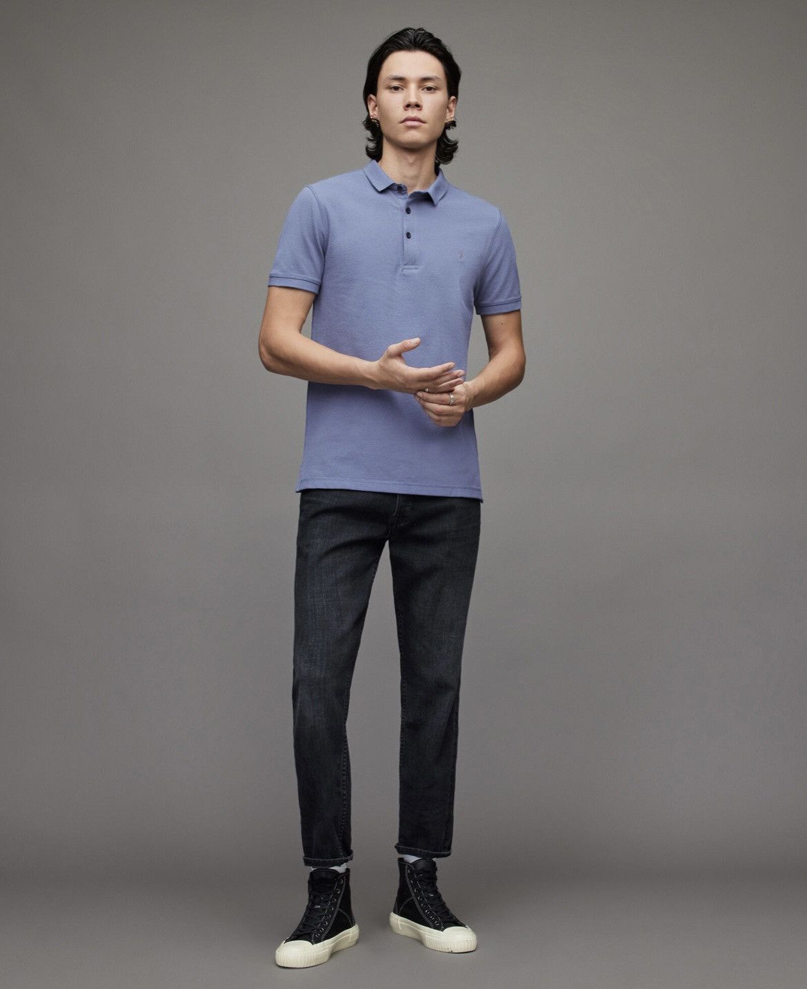 Allsaints Allsaints Polo Shirt Size US M / EU 48-50 / 2 - 1 Thumbnail