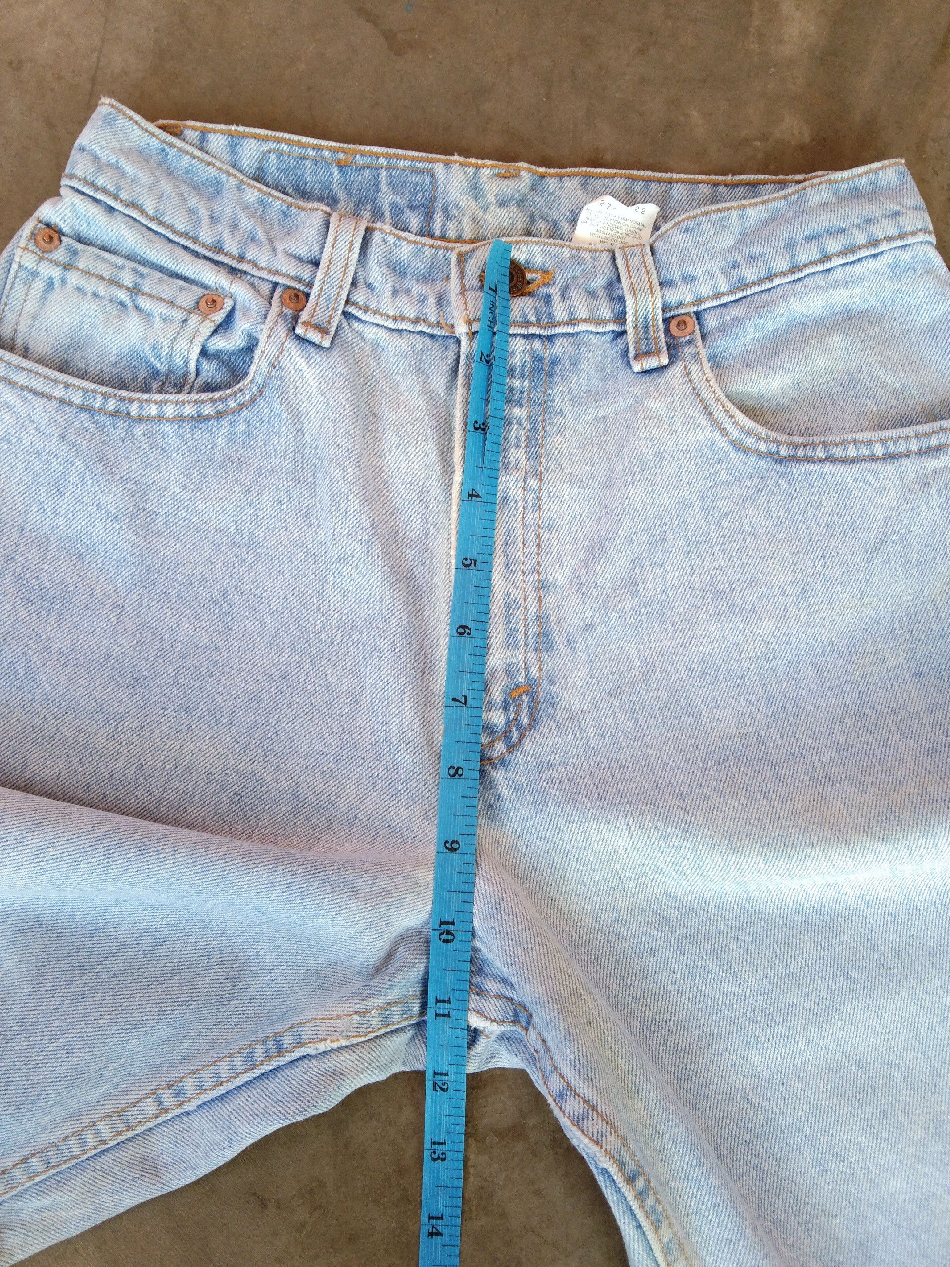 Levi's 90s Vintage Levi's Jeans 550 Made In USA Relaxed Tapered Leg Size US 27 - 7 Thumbnail