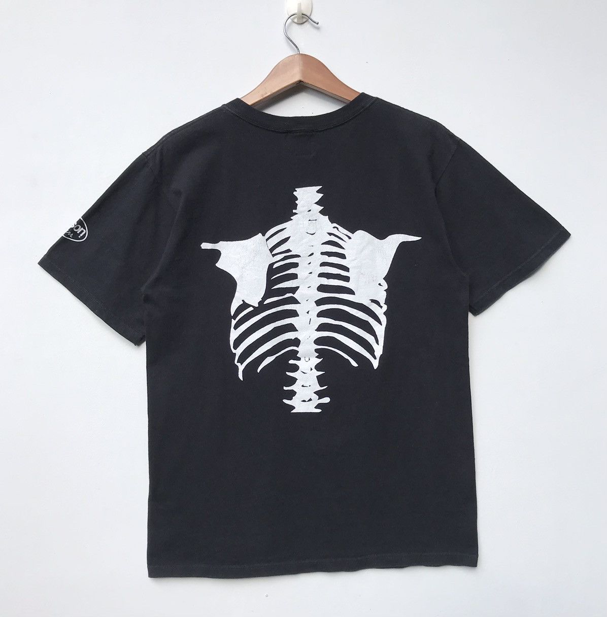 Japanese Brand Vanson Leathers Skeleton Tee Vintage Vanson Leathers Size US M / EU 48-50 / 2 - 2 Thumbnail