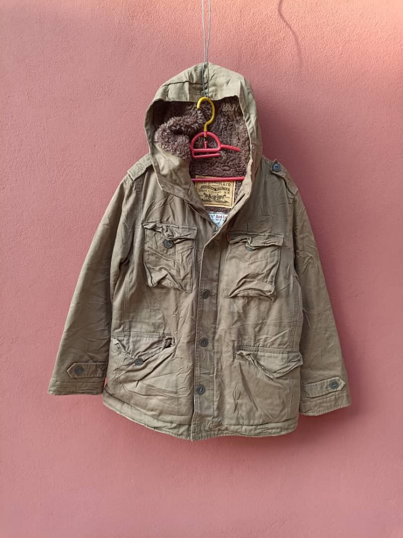 Levi's × Levi's Vintage Clothing Levi's Sherpa Casual Wear Winter Jacket Size US M / EU 48-50 / 2 - 1 Thumbnail